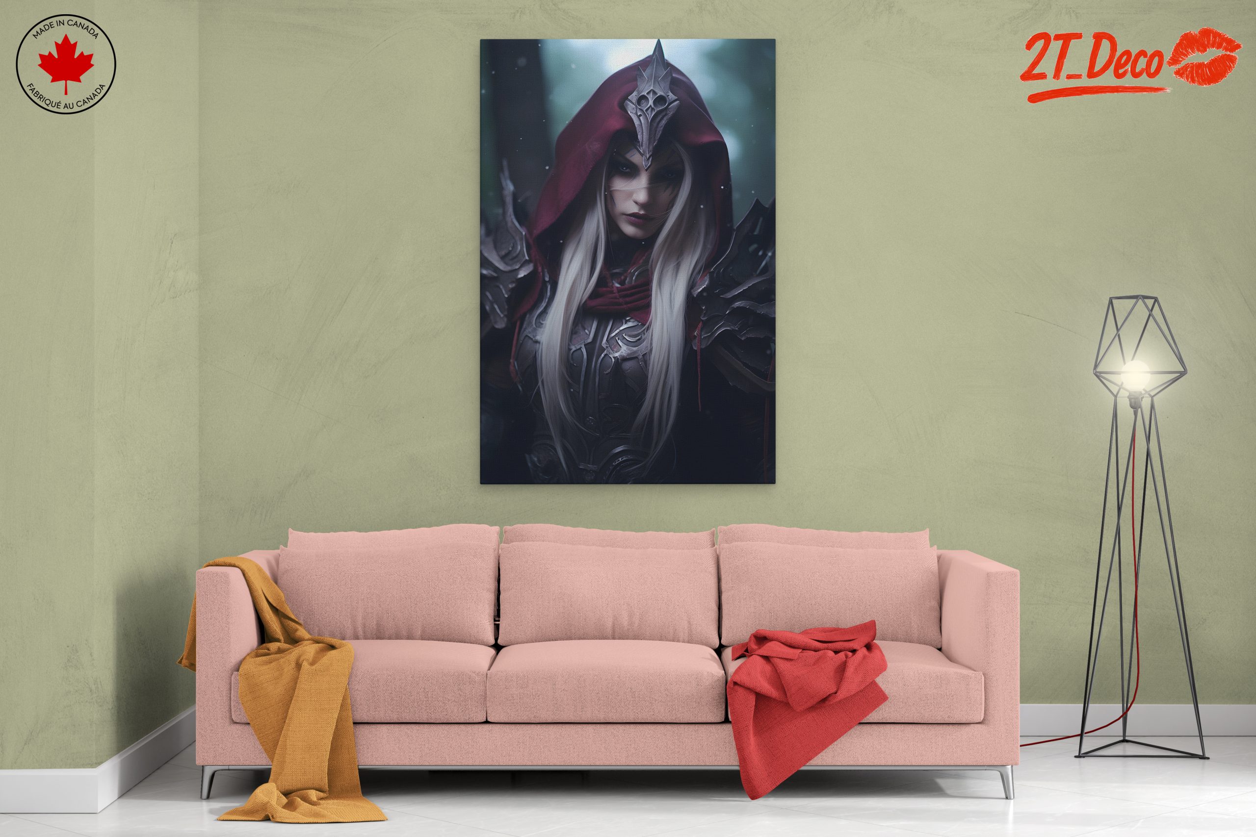 Mysterious Fantasy Character with Armor - Image 2