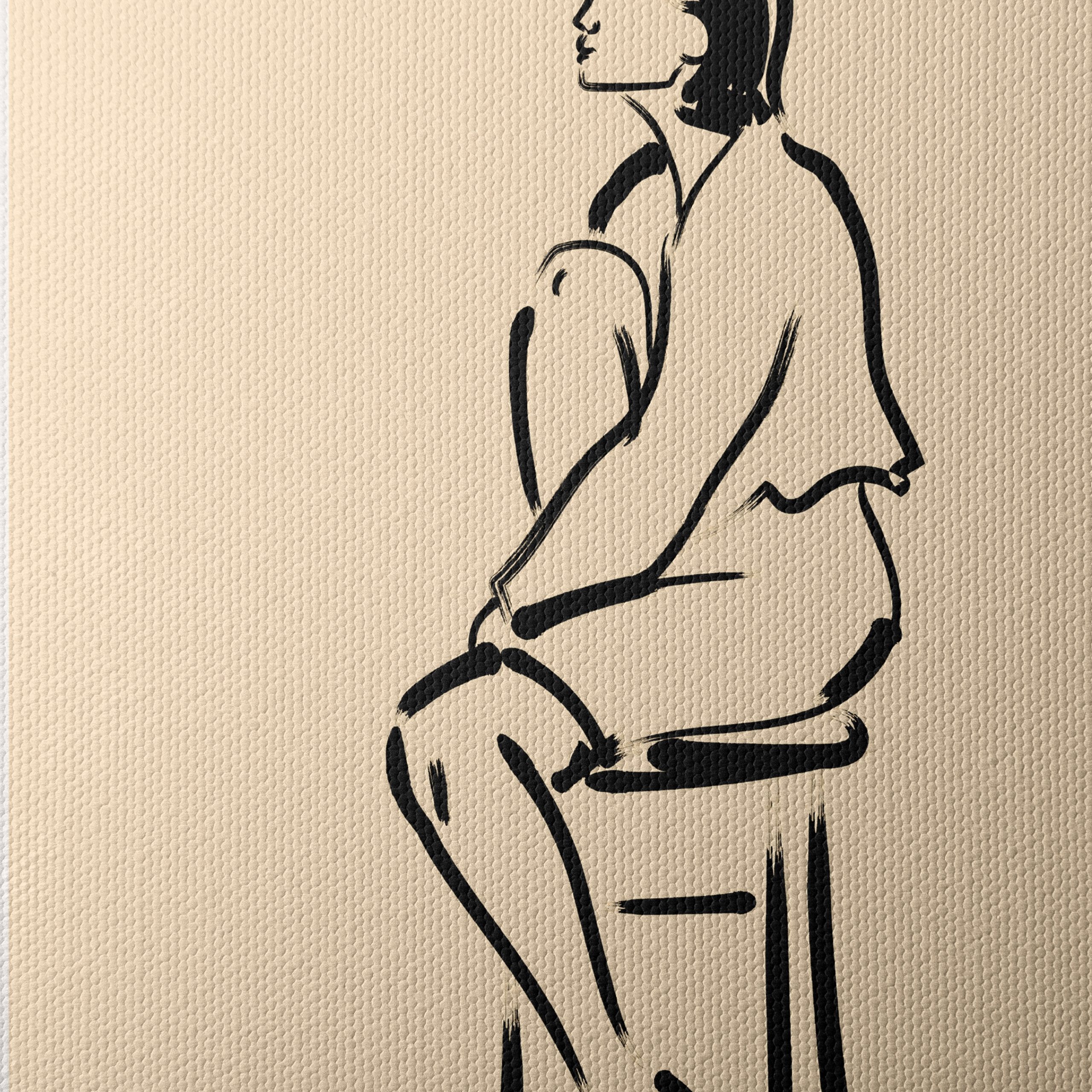 Stylized Abstract Figure Art for Modern Decor - Image 4
