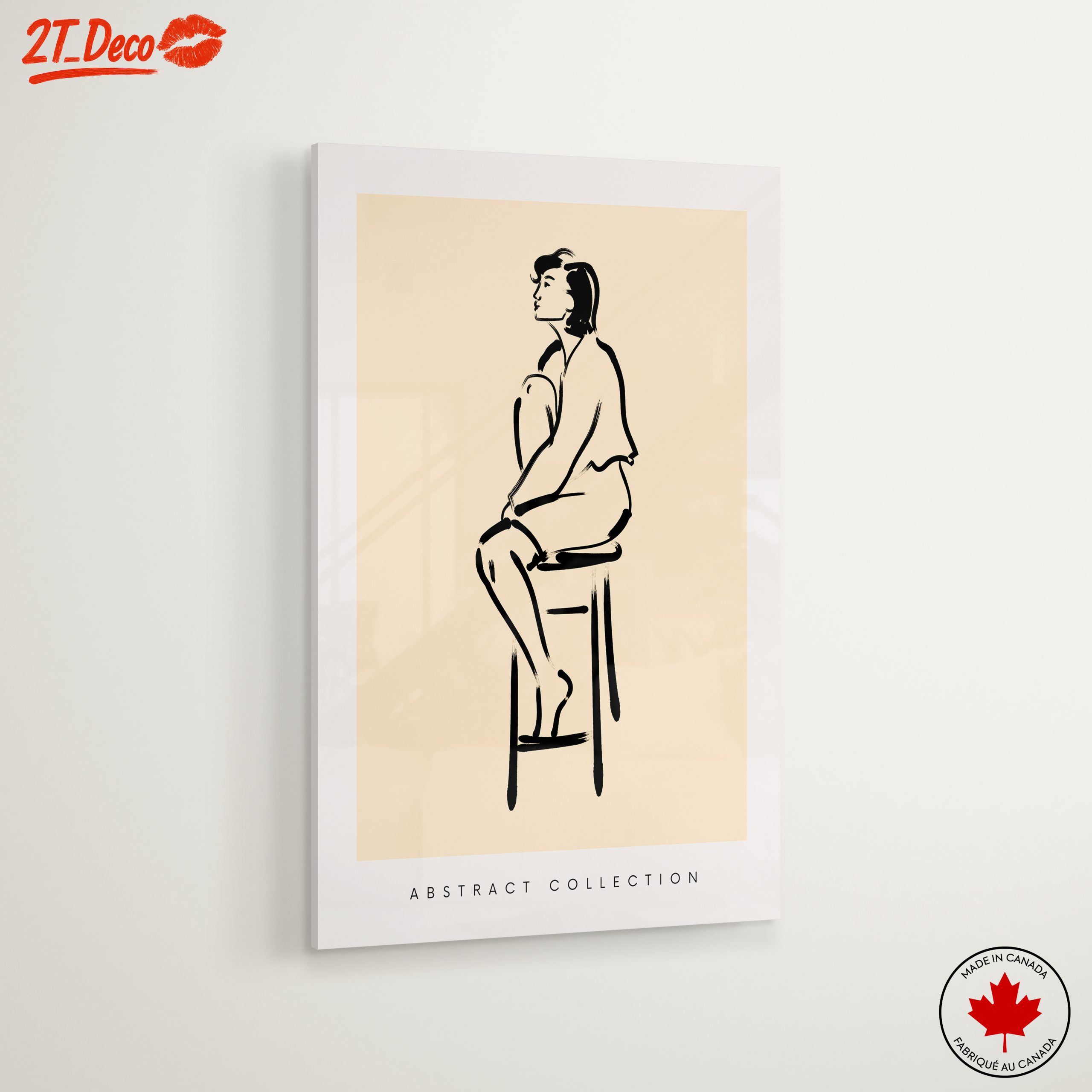 Stylized Abstract Figure Art for Modern Decor - Image 6