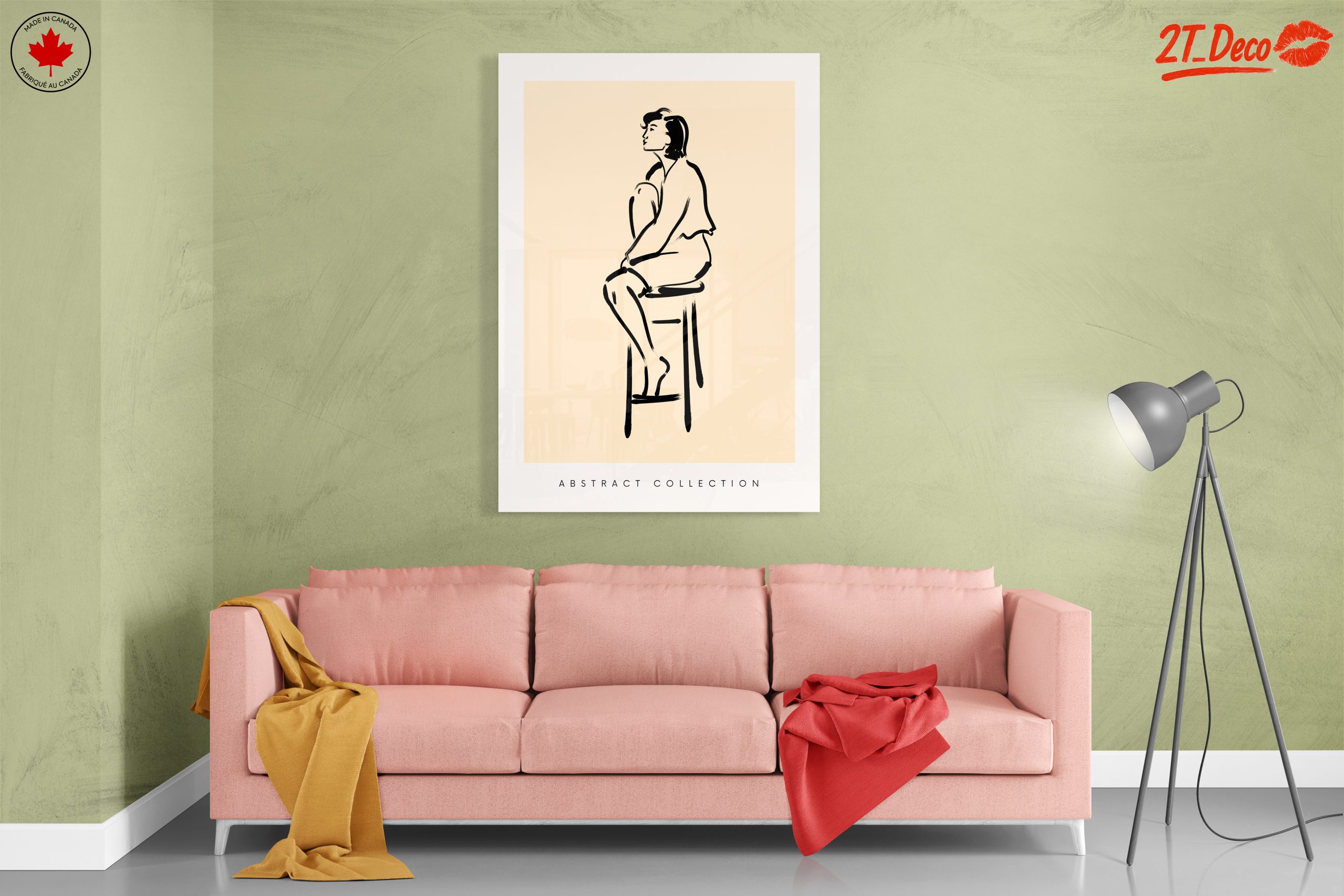 Stylized Abstract Figure Art for Modern Decor - Image 7