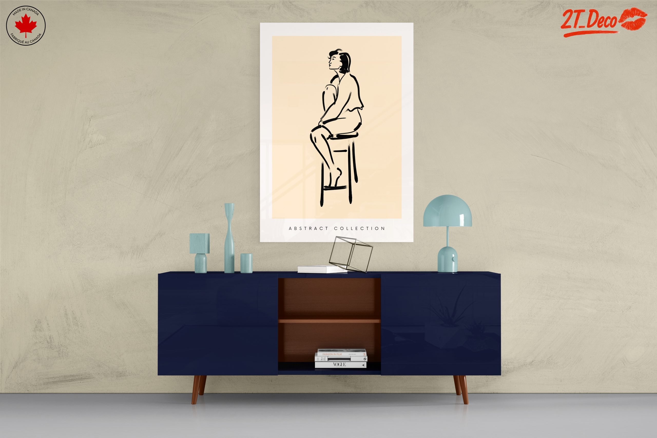 Stylized Abstract Figure Art for Modern Decor - Image 8