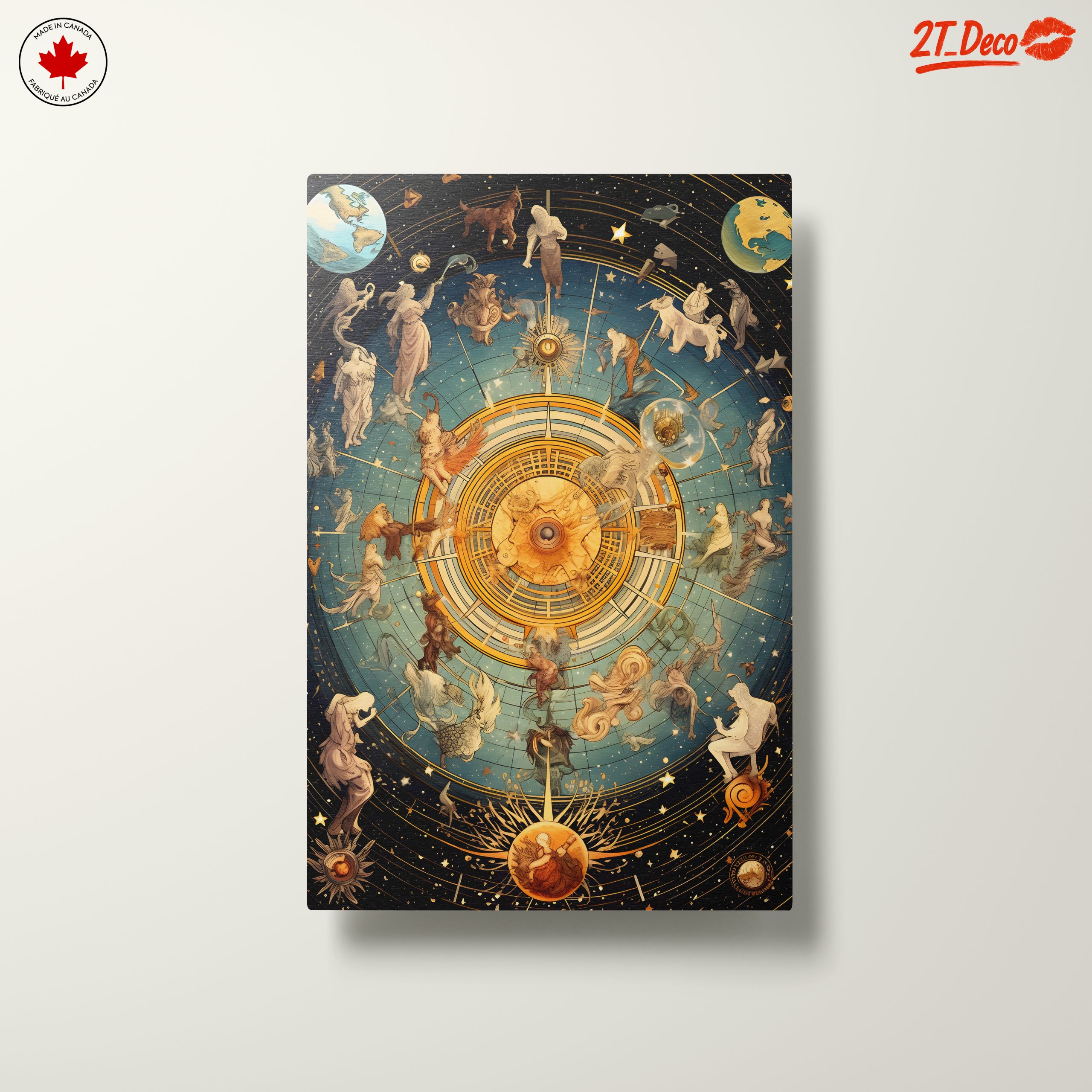 Celestial Zodiac Art Featuring Astrological Signs - Image 10