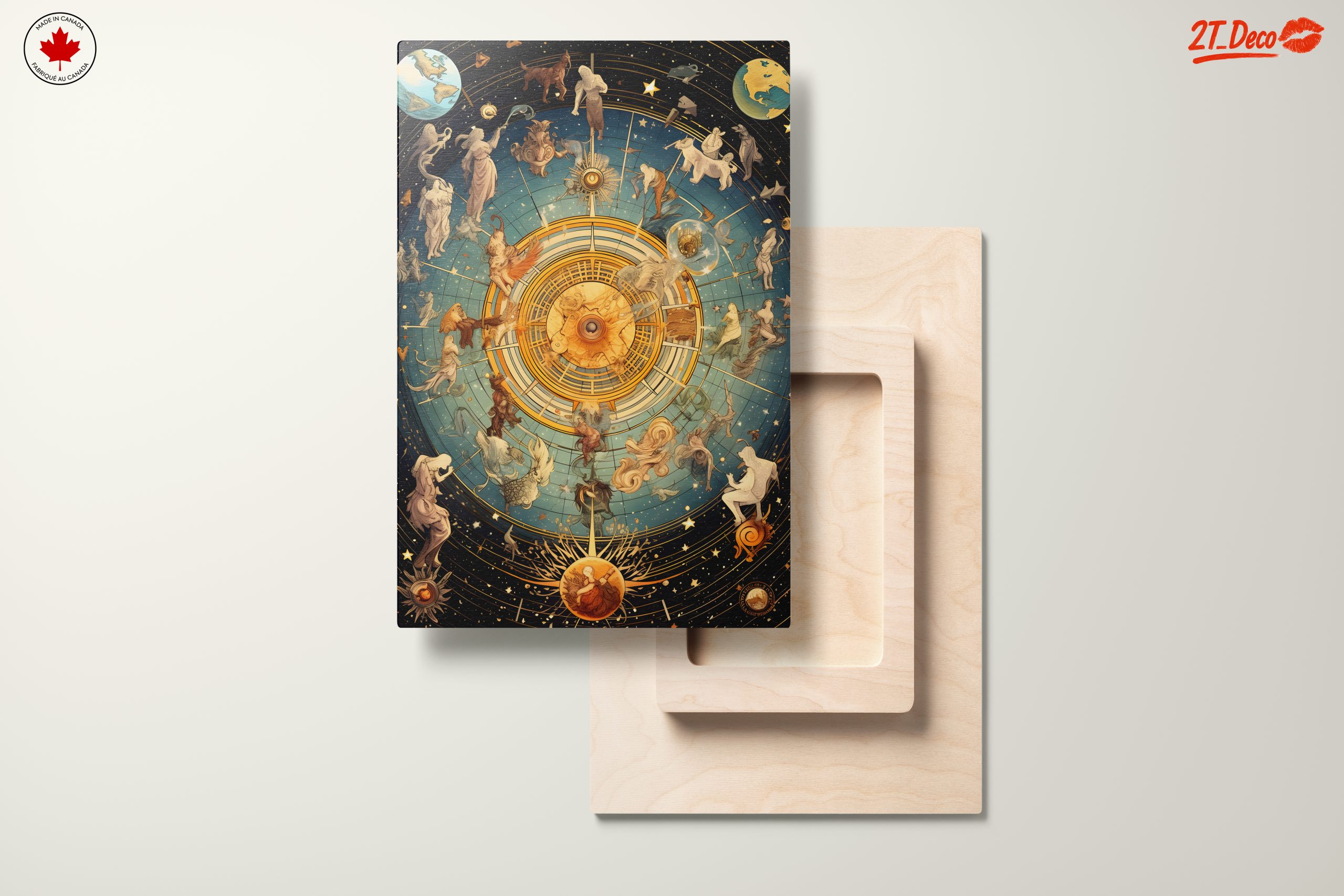 Celestial Zodiac Art Featuring Astrological Signs - Image 11