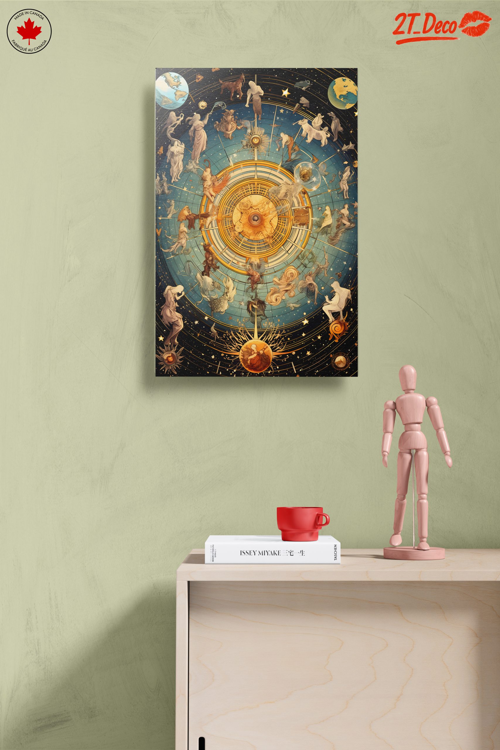 Celestial Zodiac Art Featuring Astrological Signs - Image 14