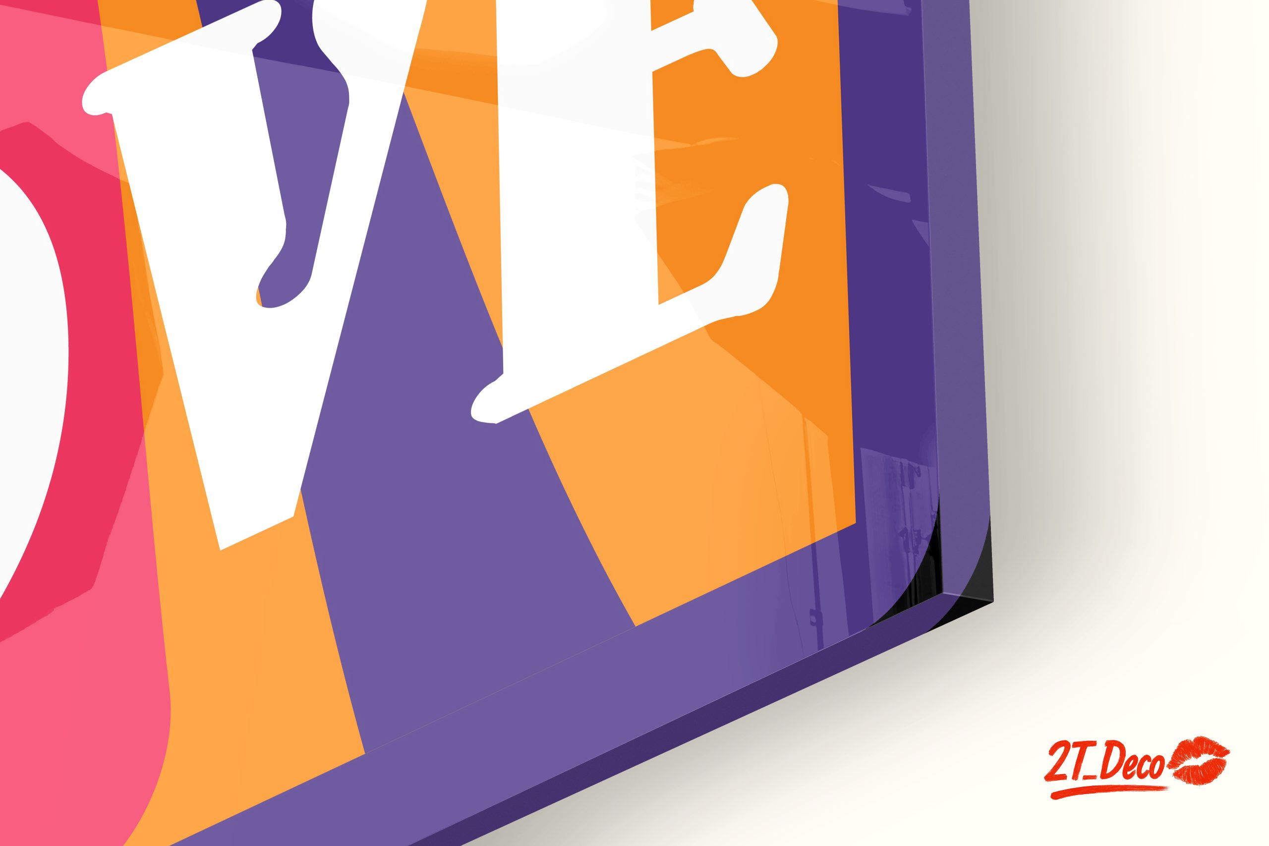 All You Need Is Love Typography Art - Image 9