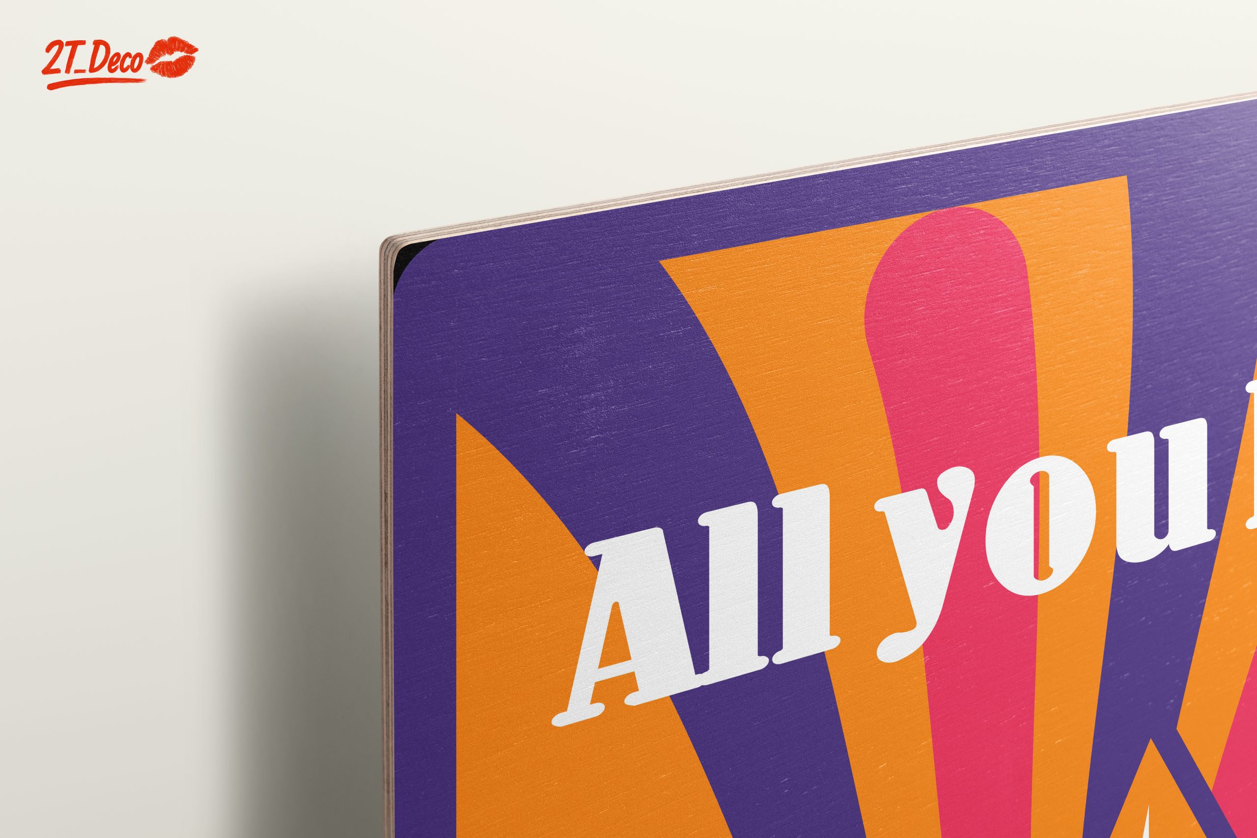 All You Need Is Love Typography Art - Image 15