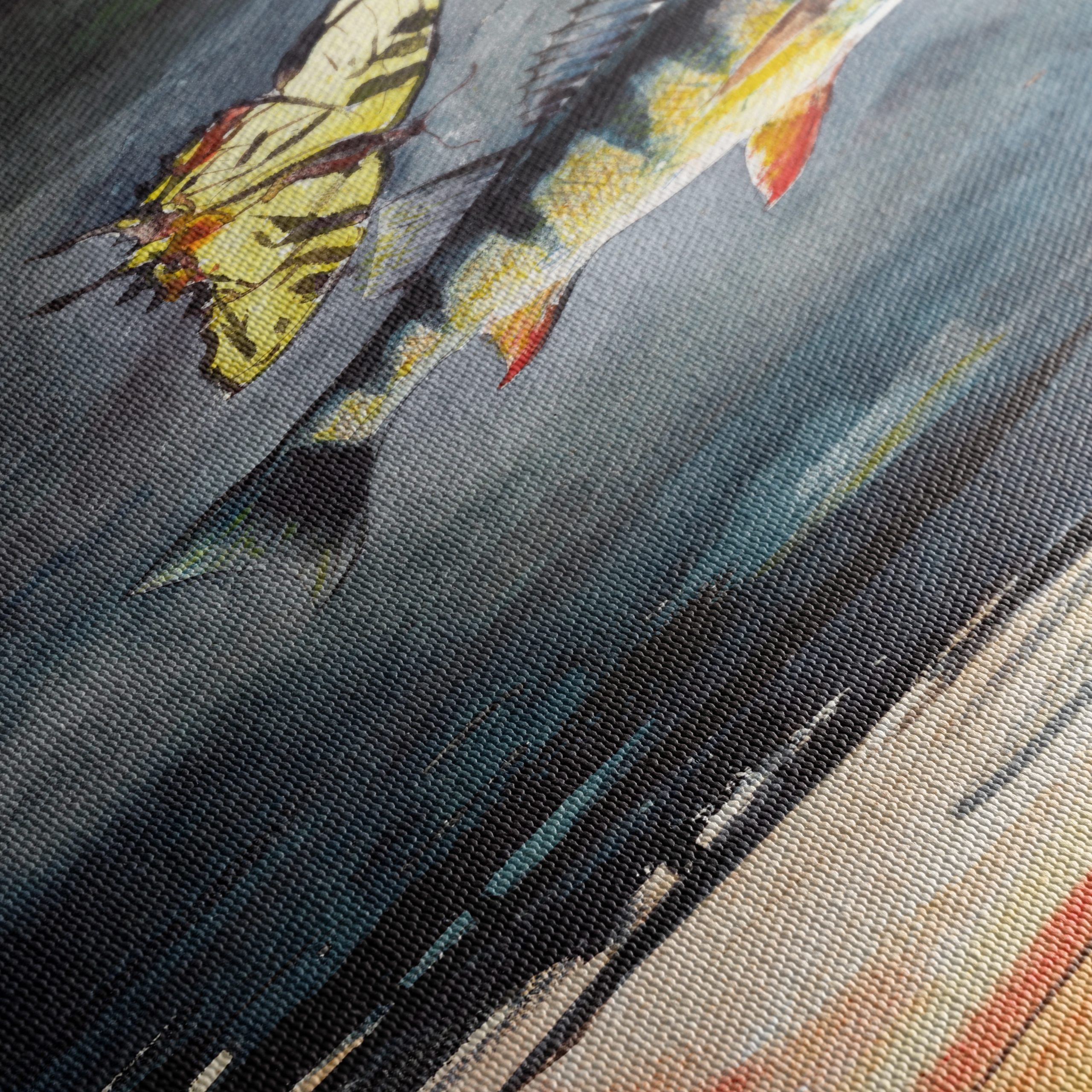 Colorful Aquatic Scene with Fish and Butterflies - Image 5