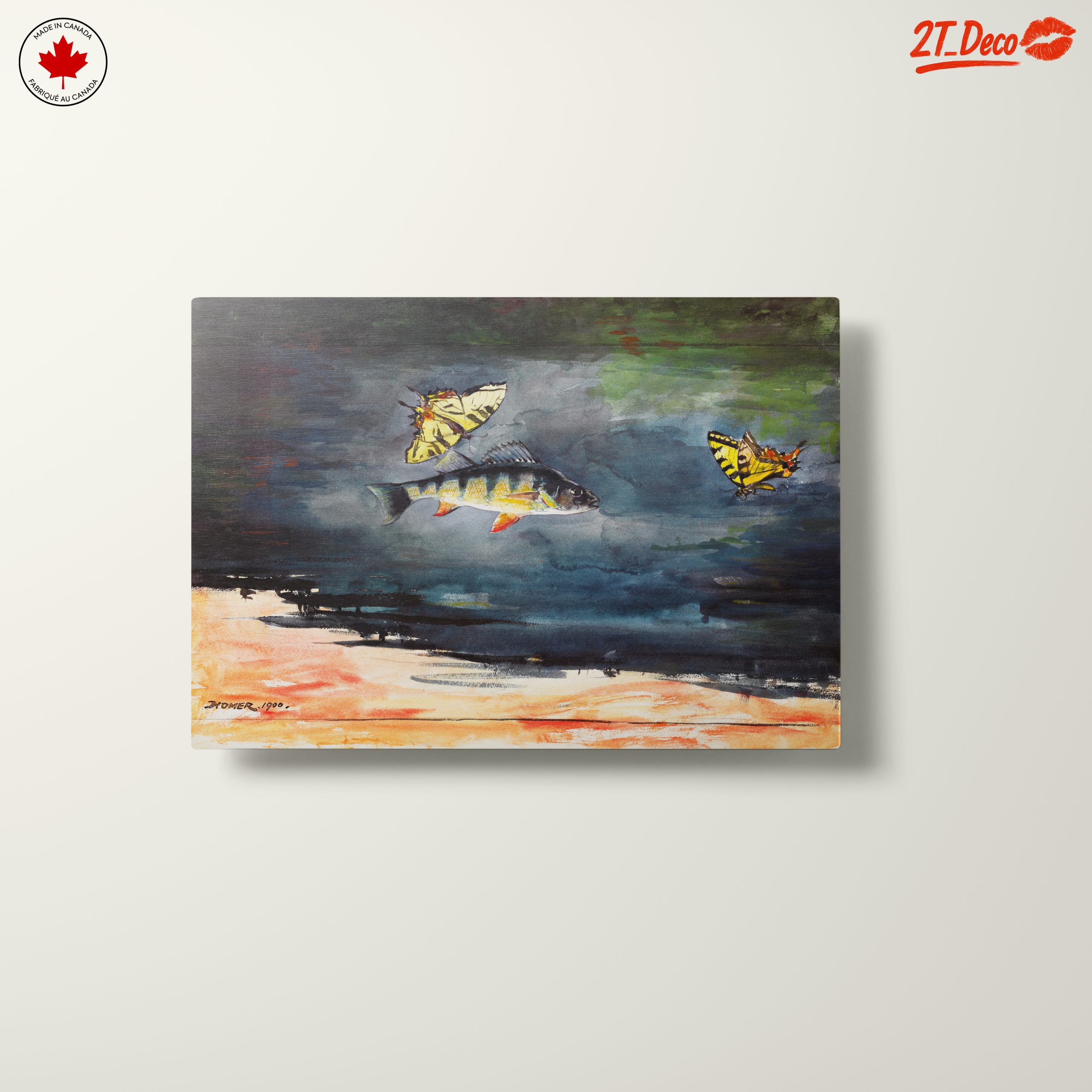 Colorful Aquatic Scene with Fish and Butterflies - Image 10
