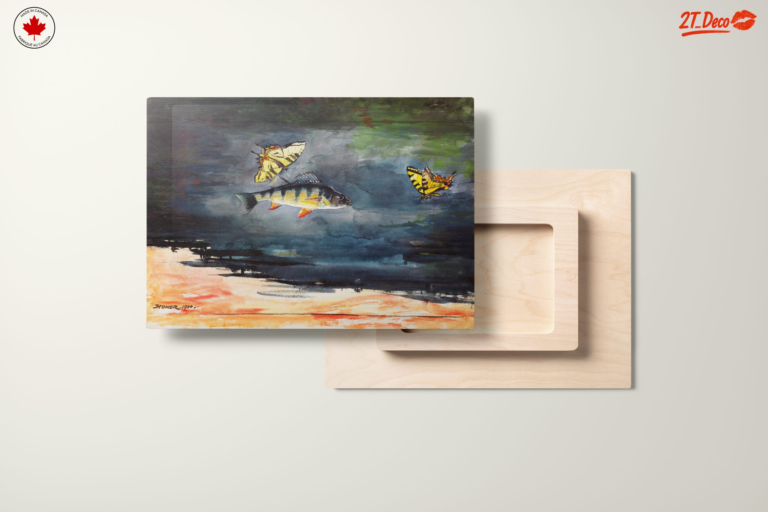 Colorful Aquatic Scene with Fish and Butterflies - Image 11