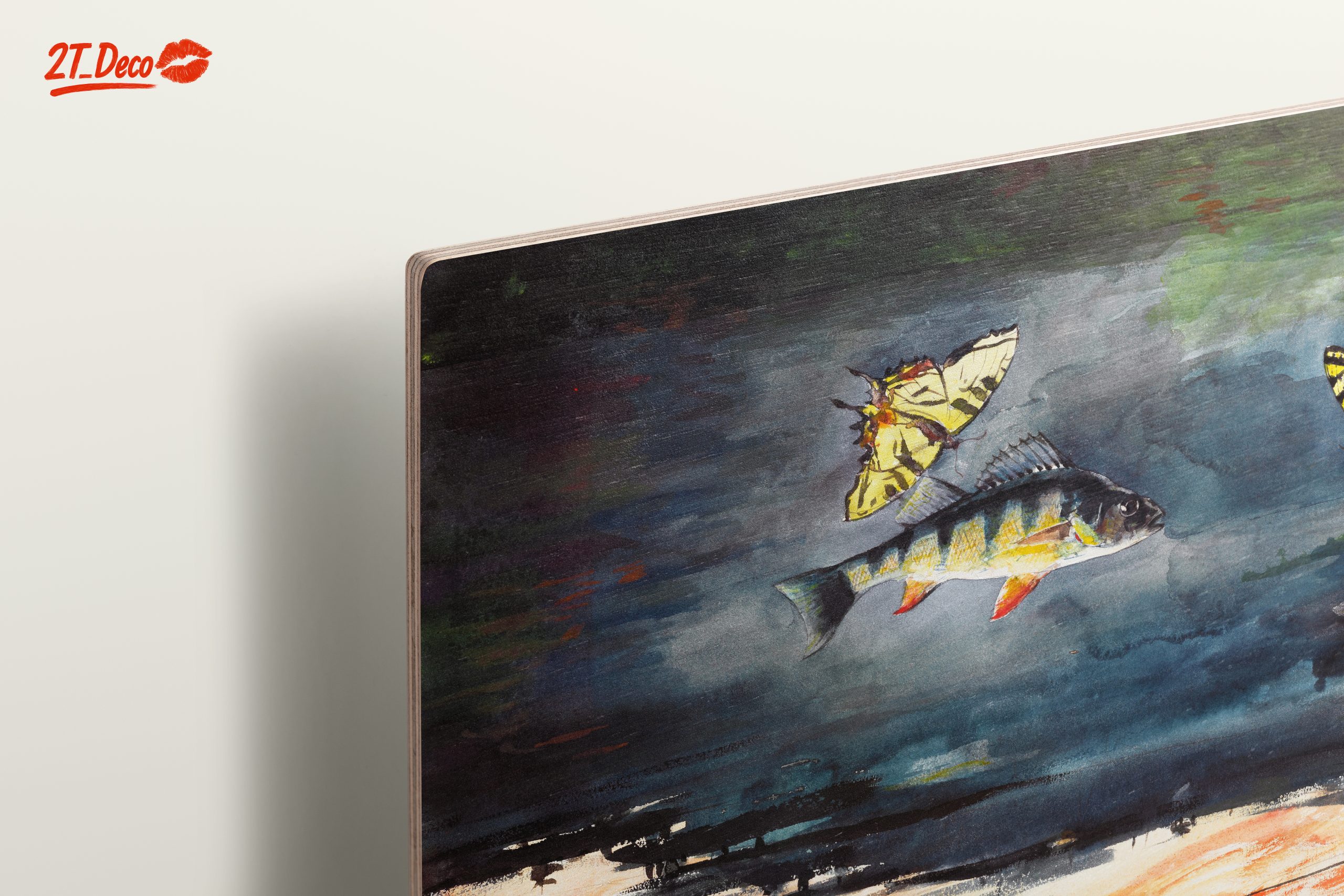 Colorful Aquatic Scene with Fish and Butterflies - Image 15