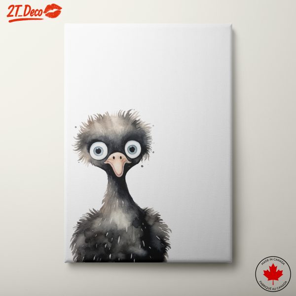 Adorable Emu Character Art