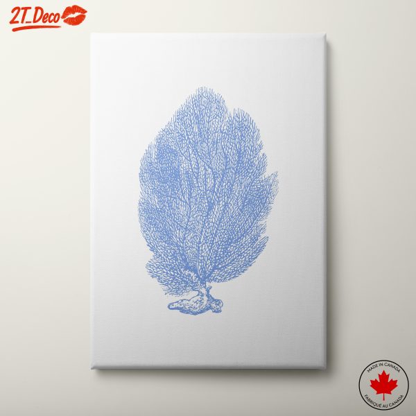 Delicate Blue Botanical Illustration