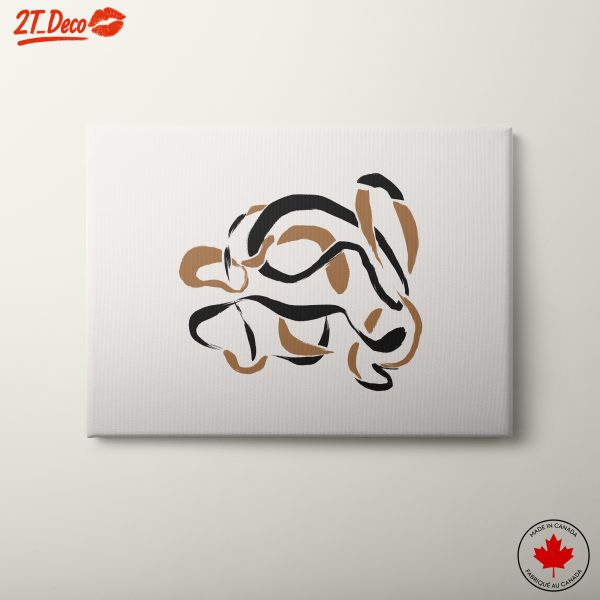 Modern Abstract Design with Flowing Lines 2
