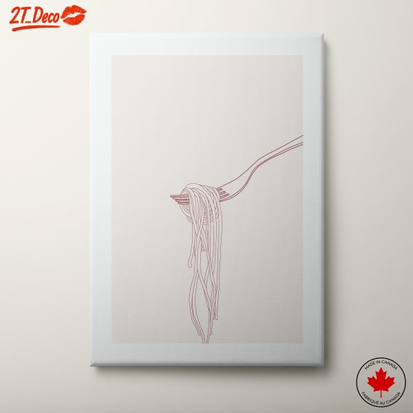 Minimalist Abstract Food Illustration