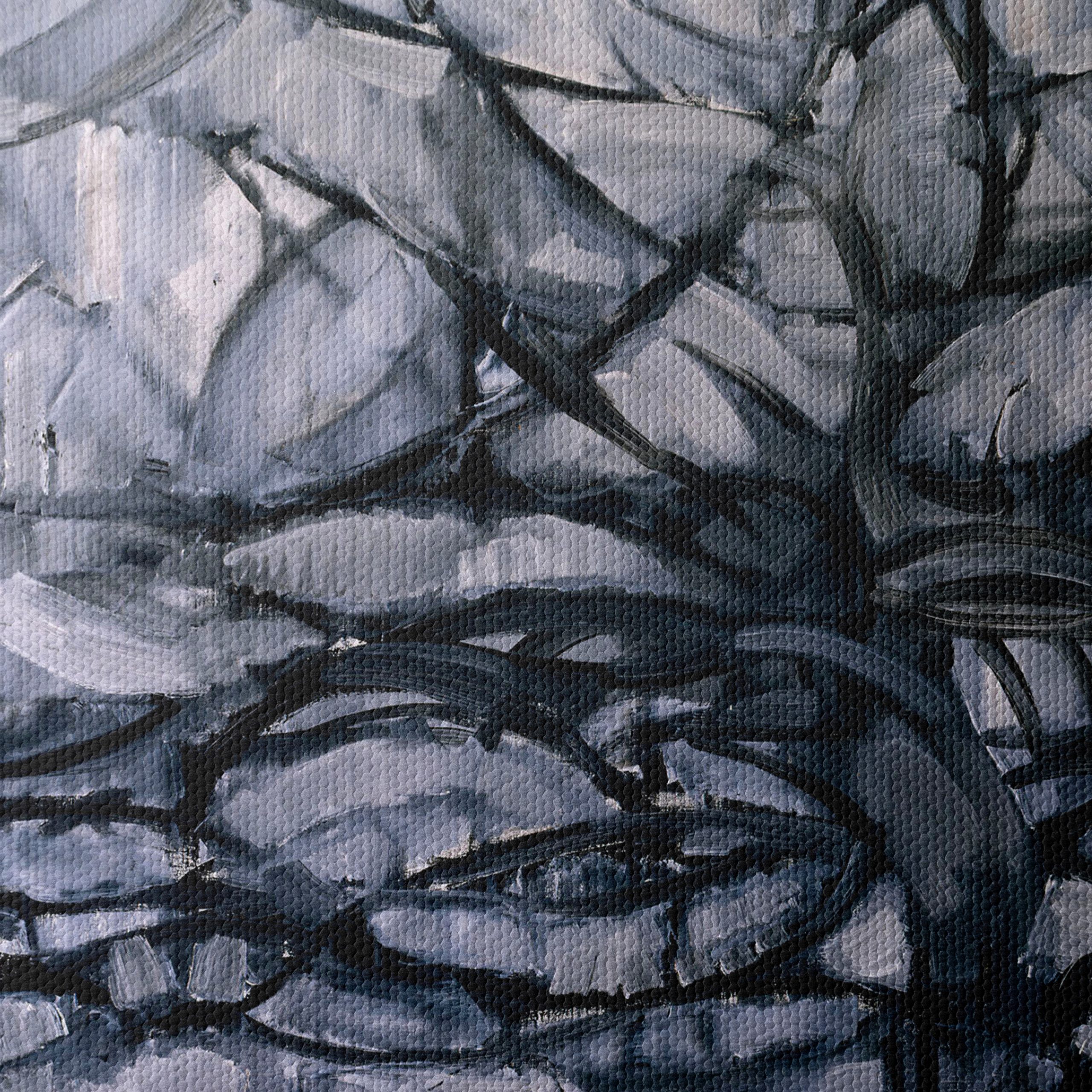 Monochromatic Abstract Tree Art - Image 4