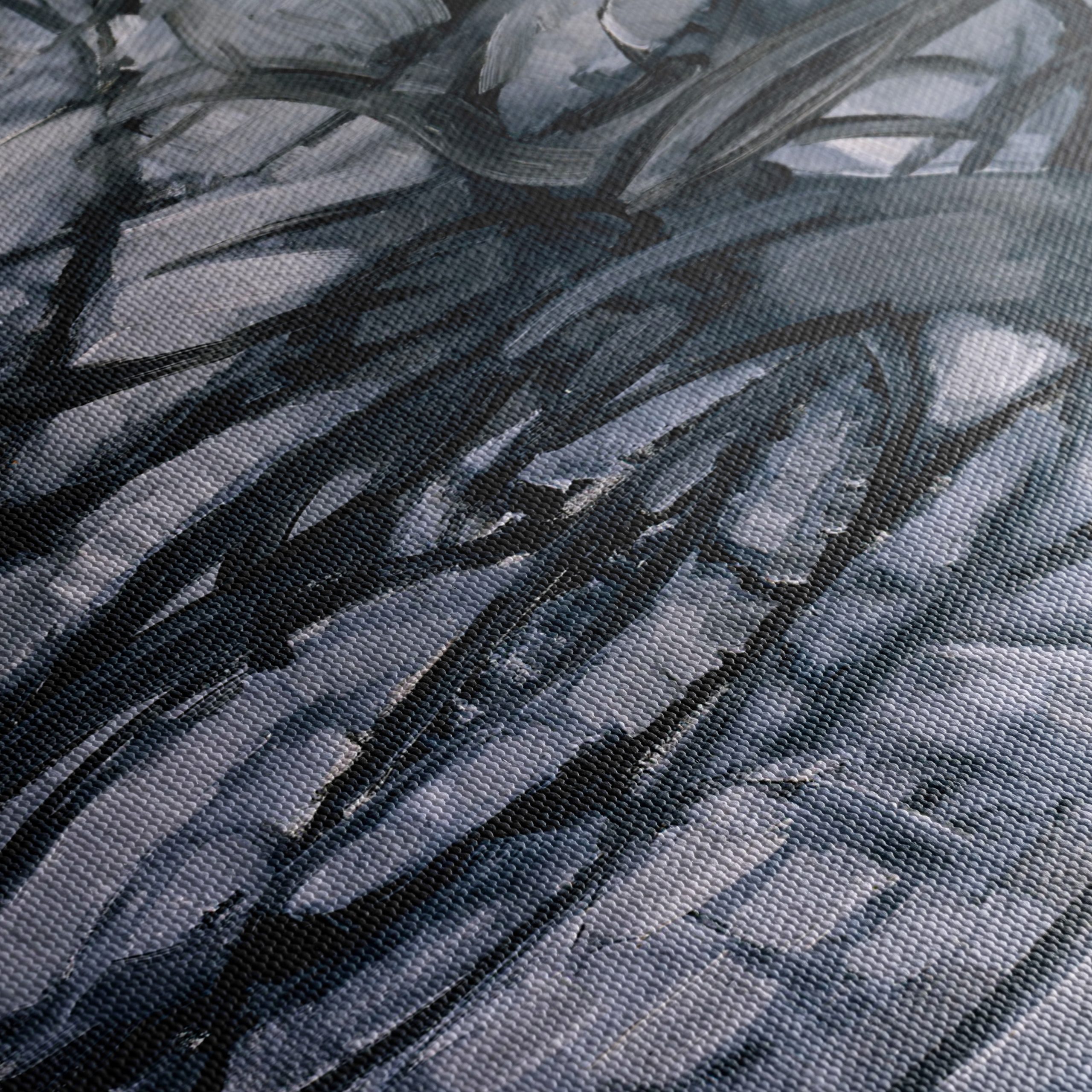 Monochromatic Abstract Tree Art - Image 5