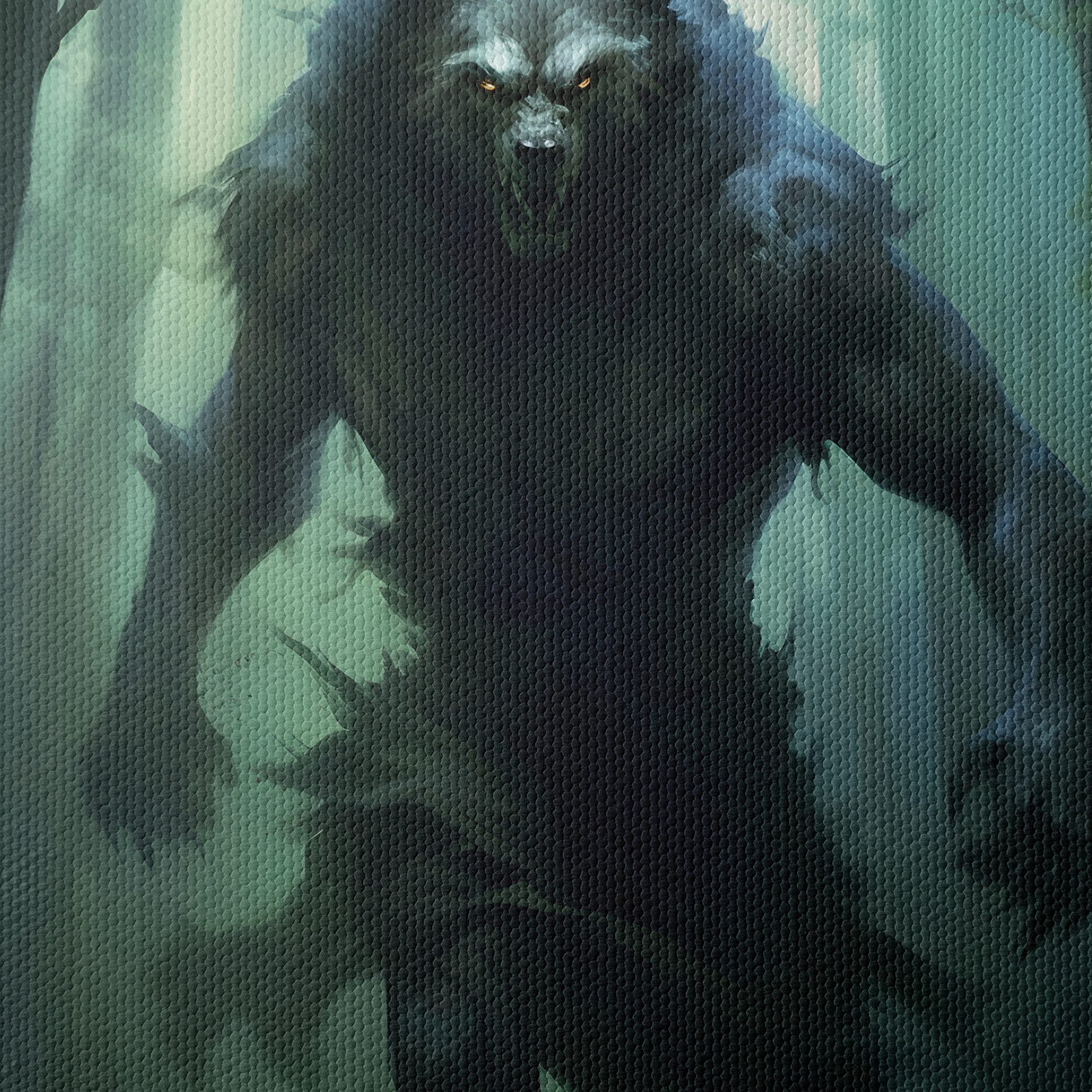 Majestic Fantasy Creature in Dark Forest - Image 4