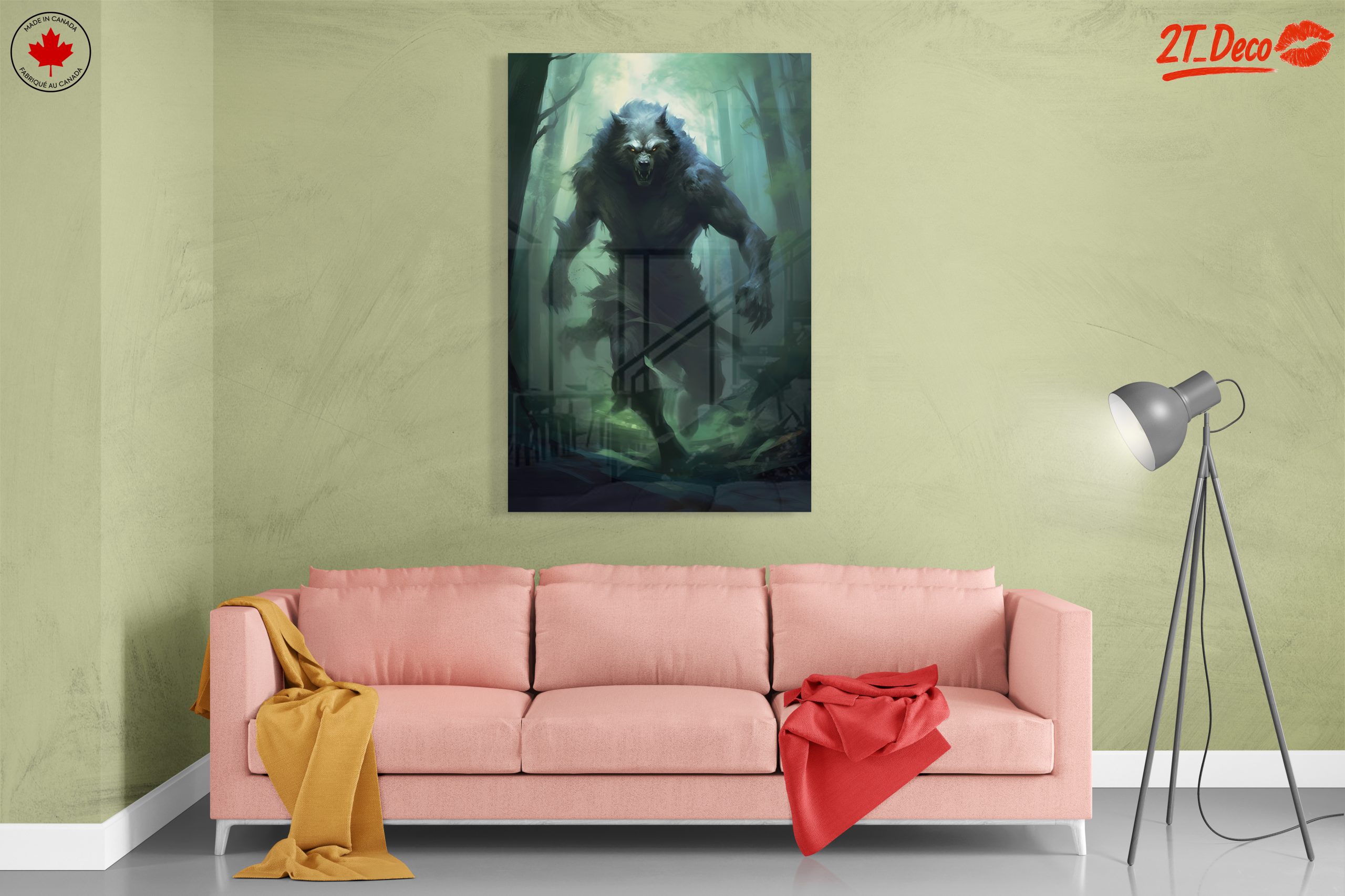 Majestic Fantasy Creature in Dark Forest - Image 7