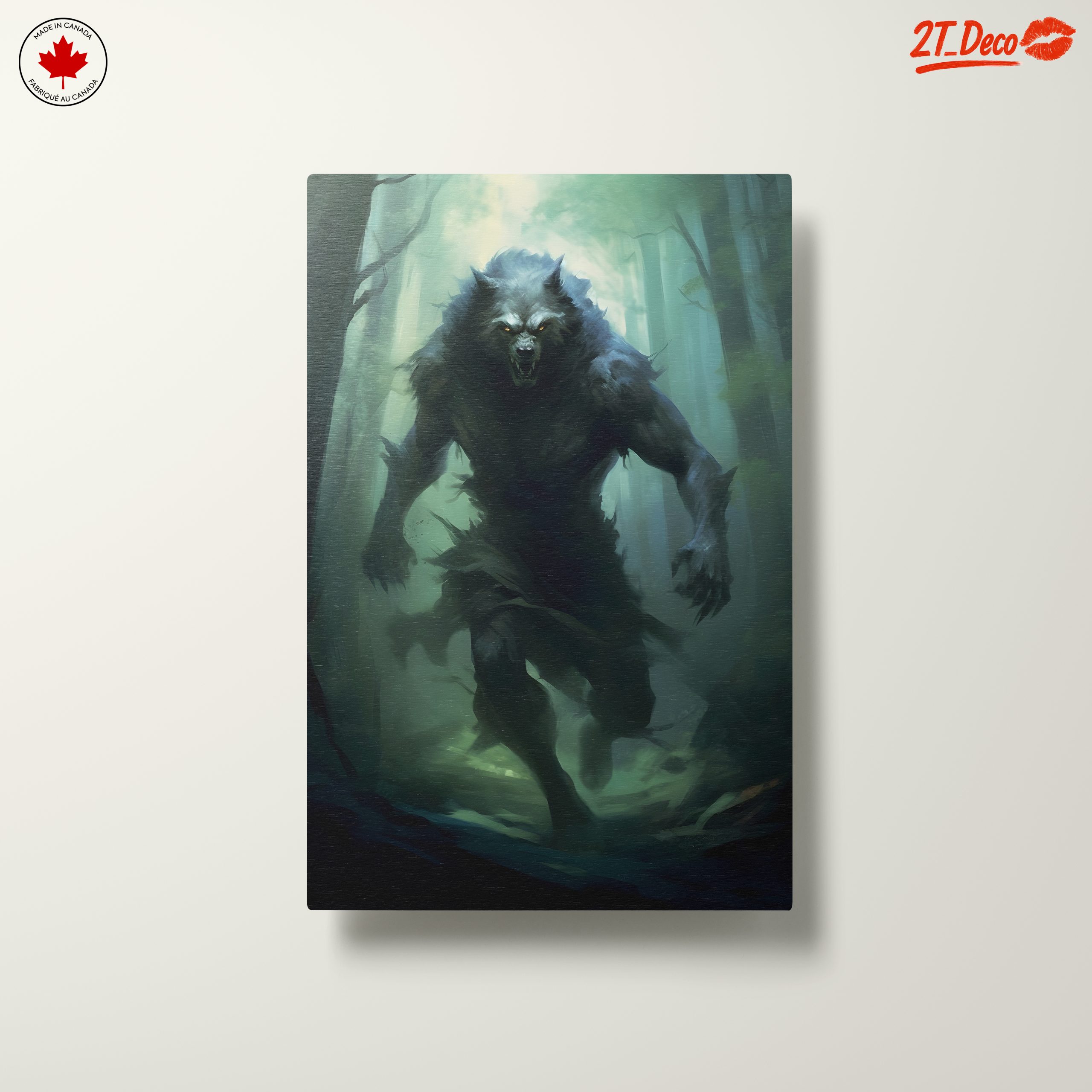 Majestic Fantasy Creature in Dark Forest - Image 10