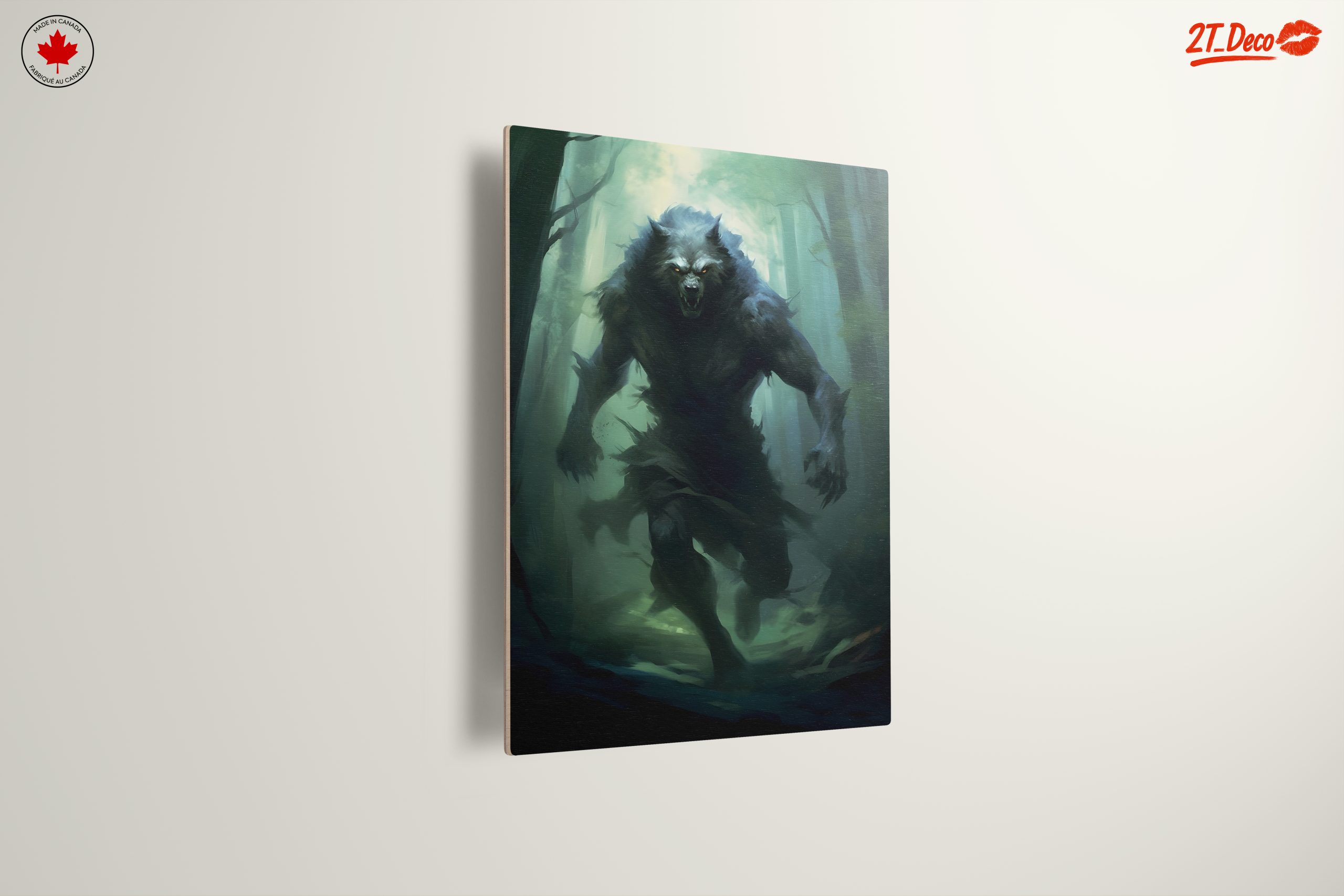 Majestic Fantasy Creature in Dark Forest - Image 13