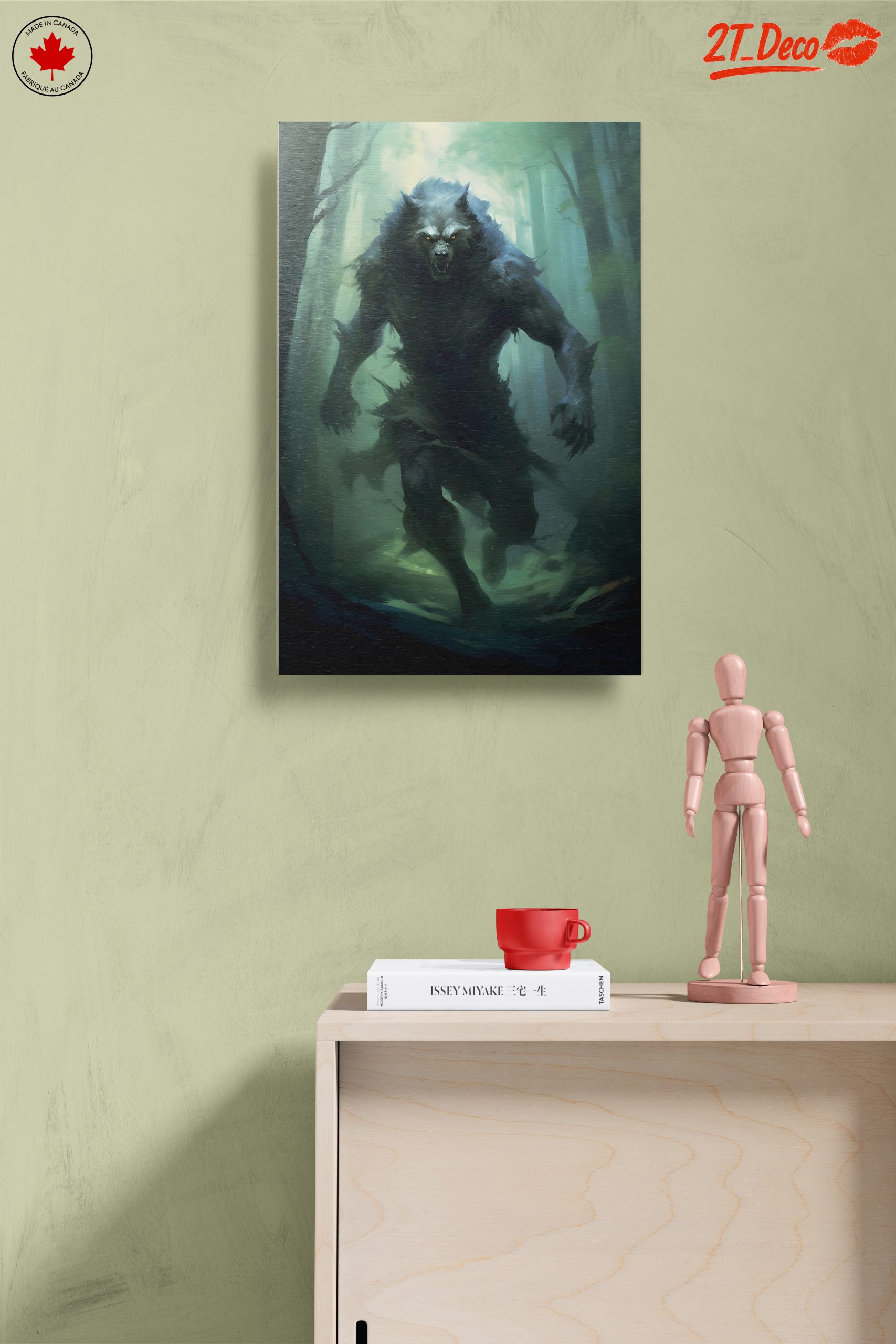 Majestic Fantasy Creature in Dark Forest - Image 14