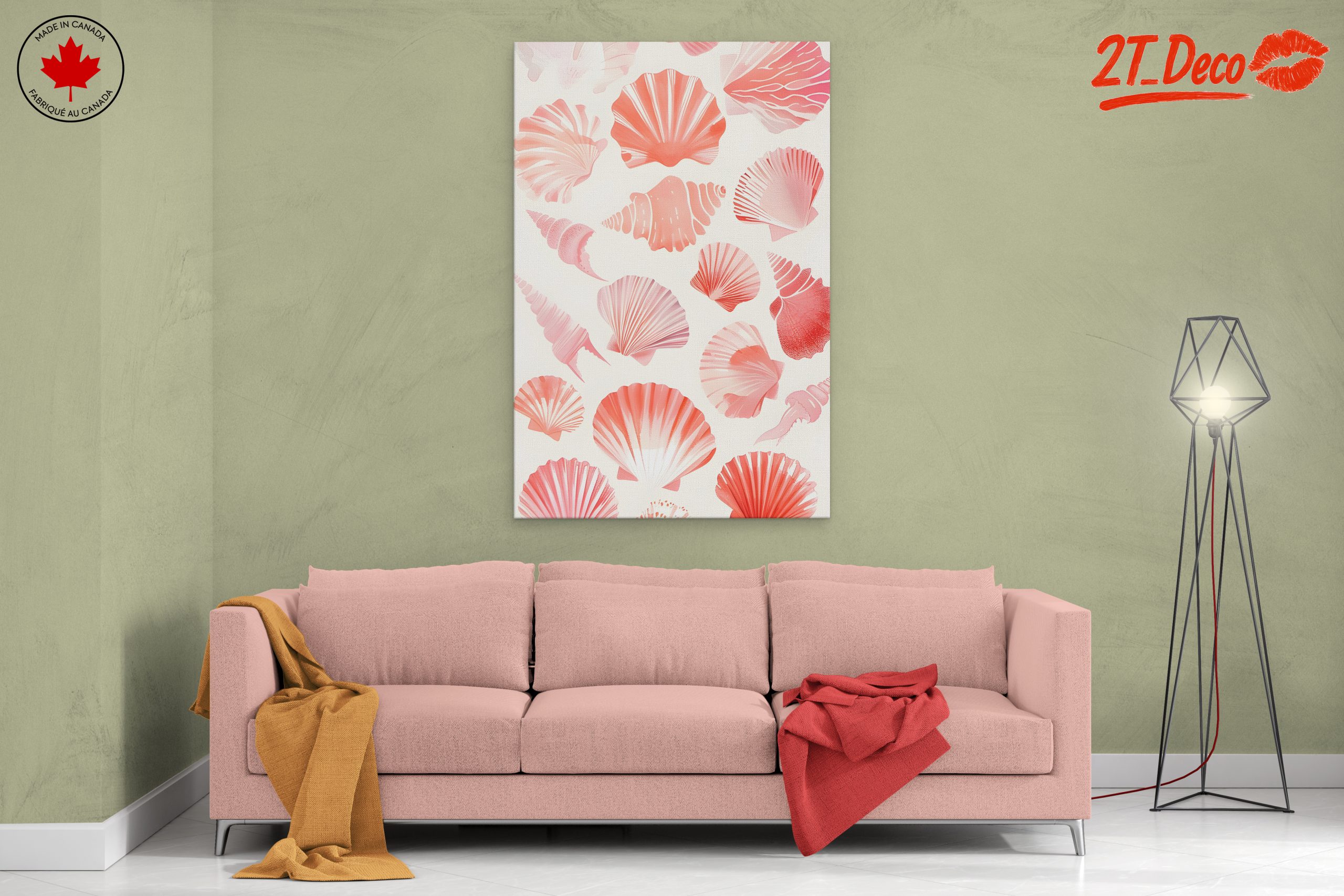 Delicate Shell Illustrations in Pastel Hues - Image 2