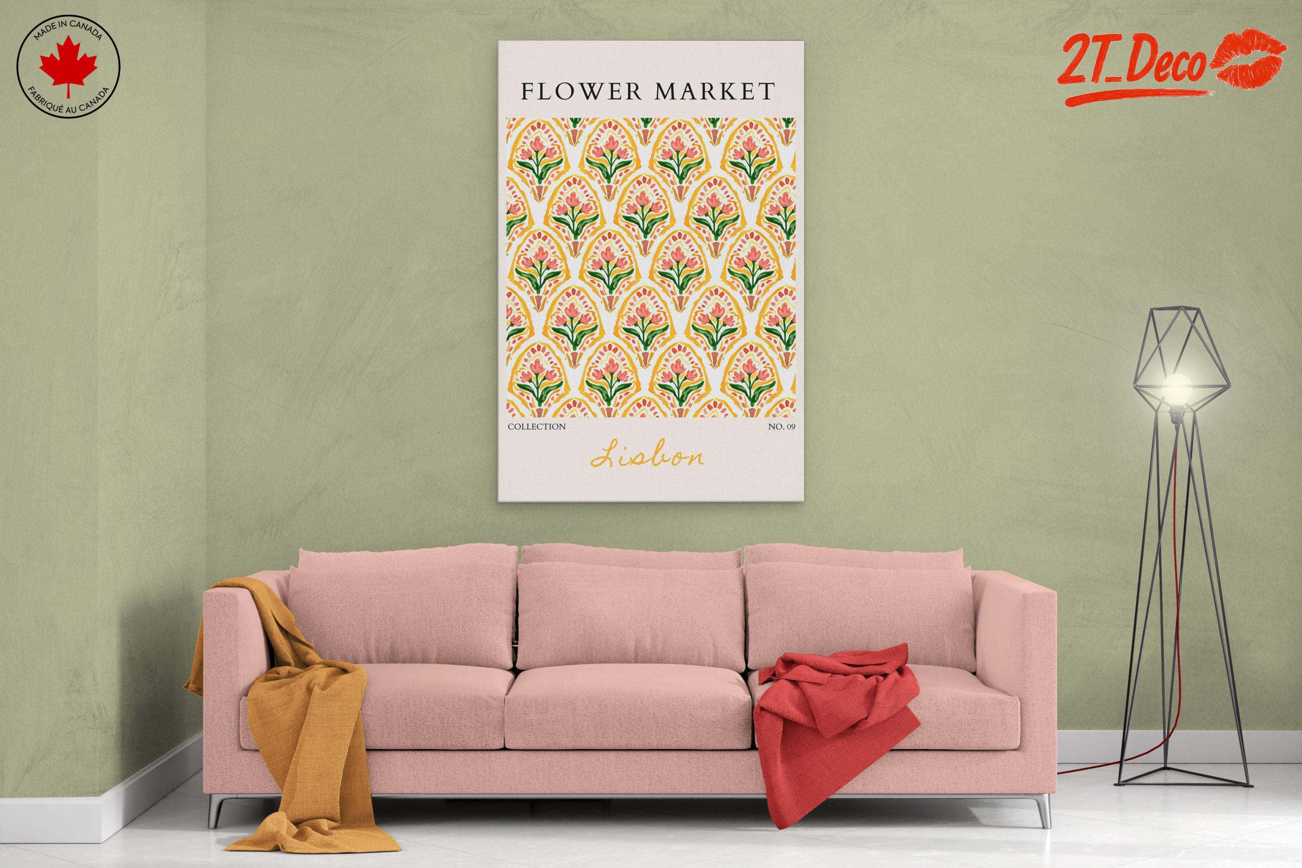 Colorful Floral Market Pattern Design - Image 2