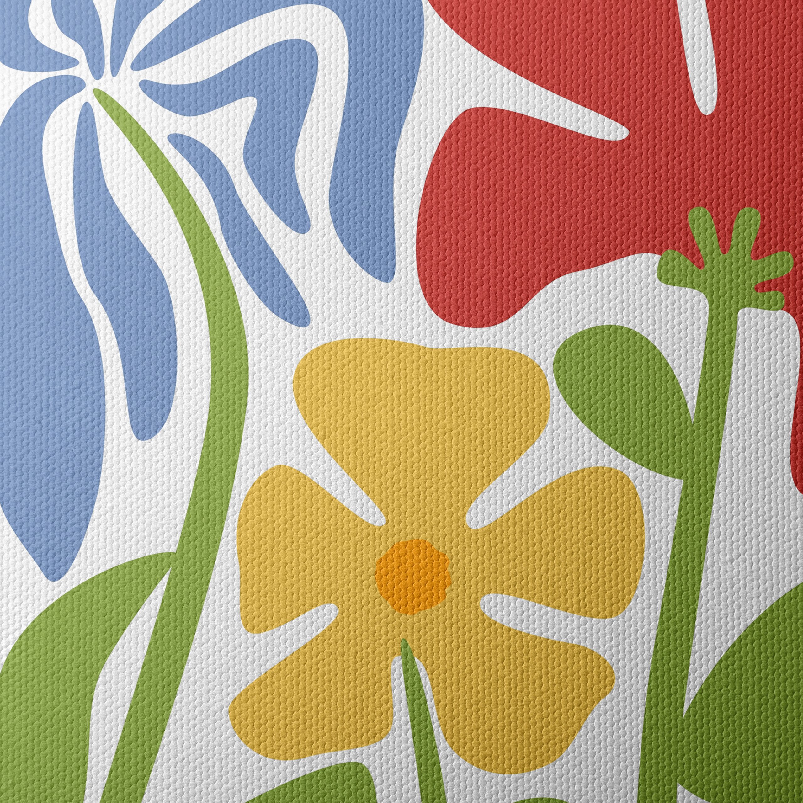 Stylized Floral Arrangement with Vibrant Colors - Image 4