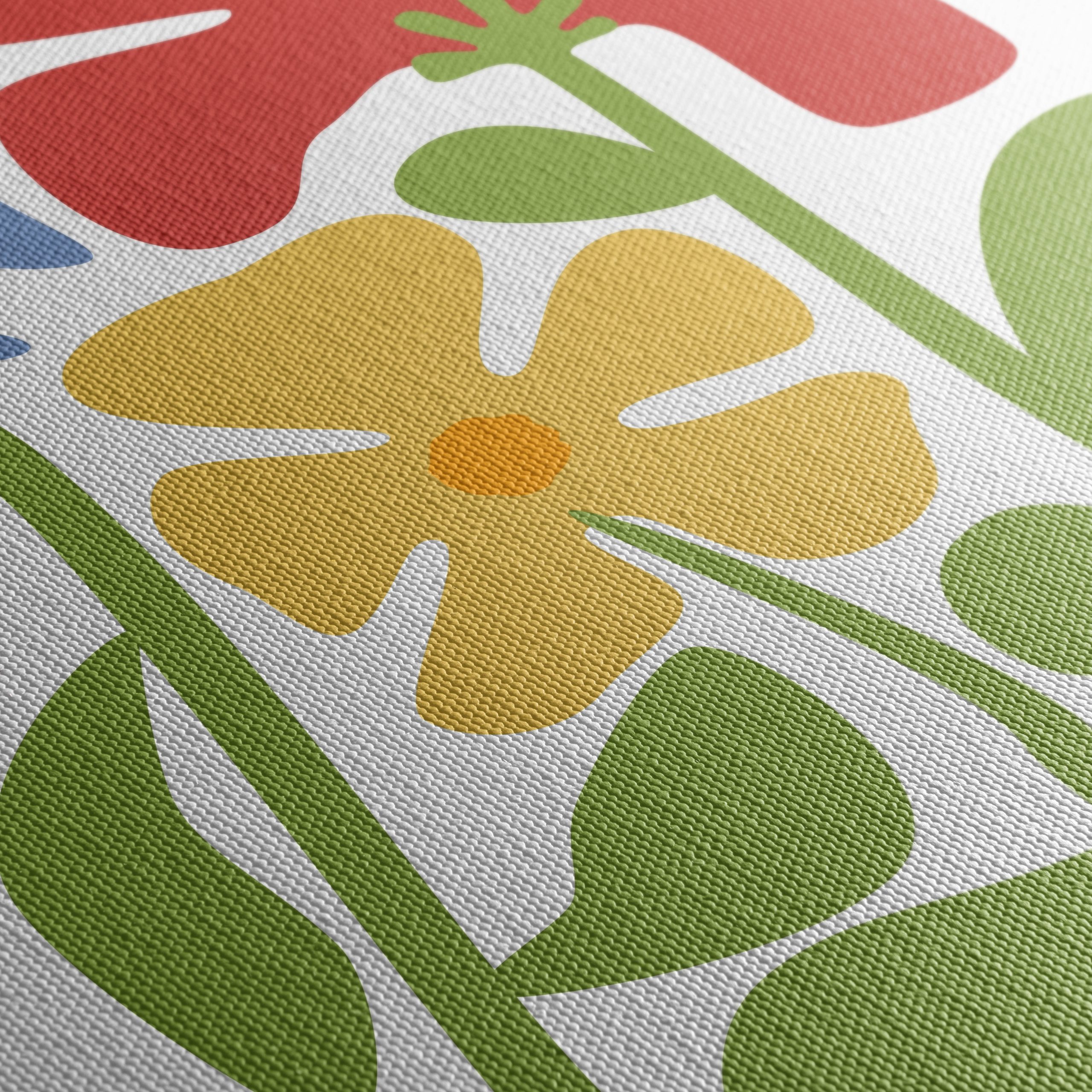 Stylized Floral Arrangement with Vibrant Colors - Image 5