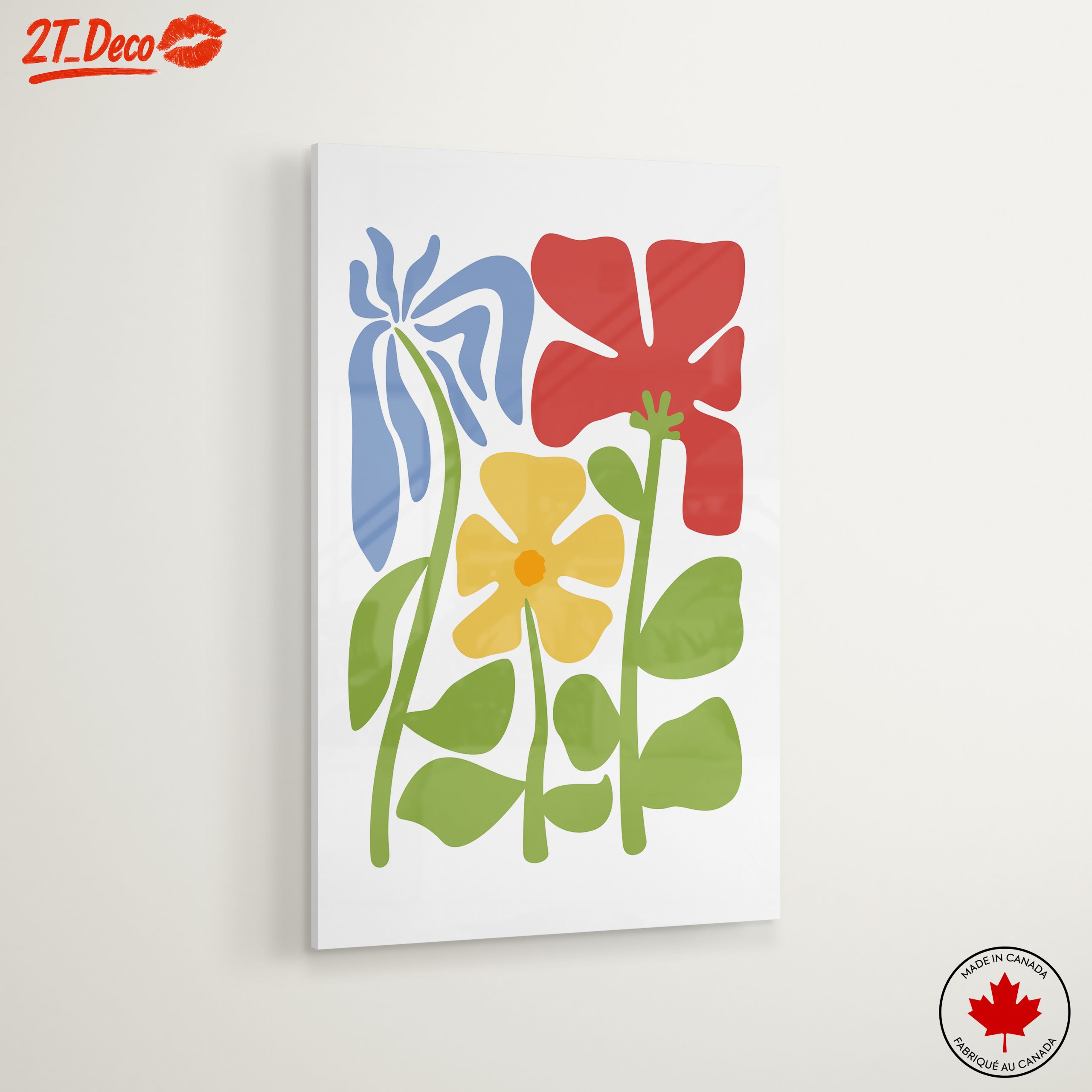 Stylized Floral Arrangement with Vibrant Colors - Image 6