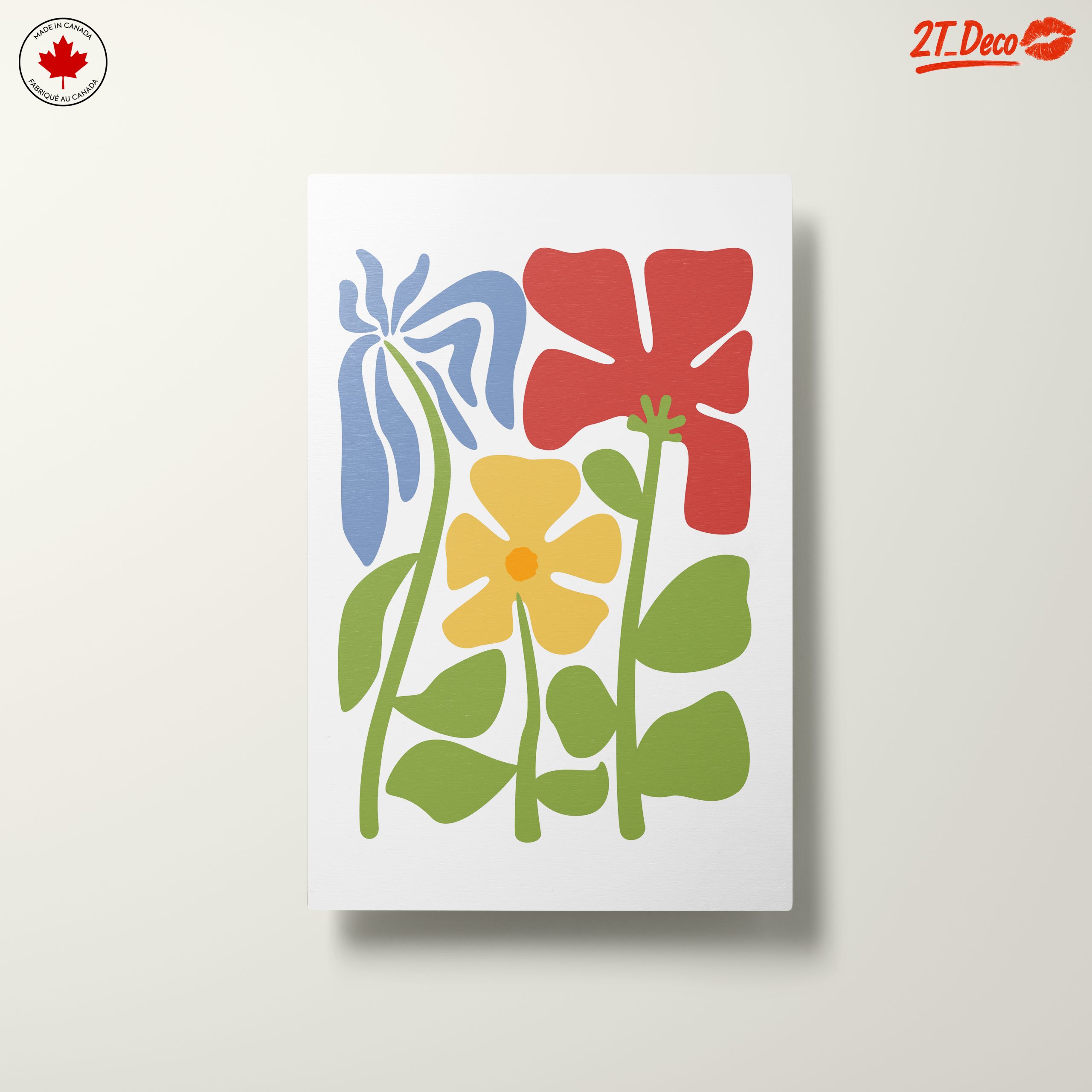 Stylized Floral Arrangement with Vibrant Colors - Image 10