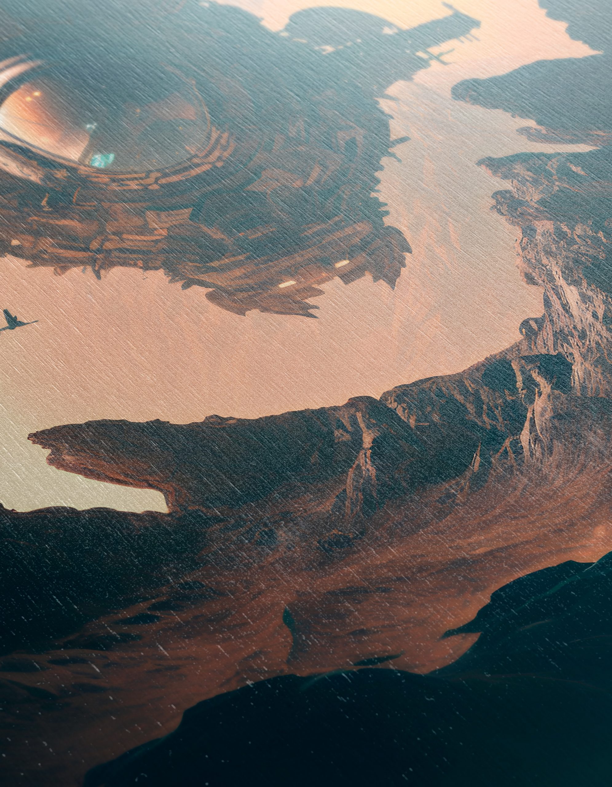 Dynamic Space Adventure Artwork Featuring Astronaut - Image 12
