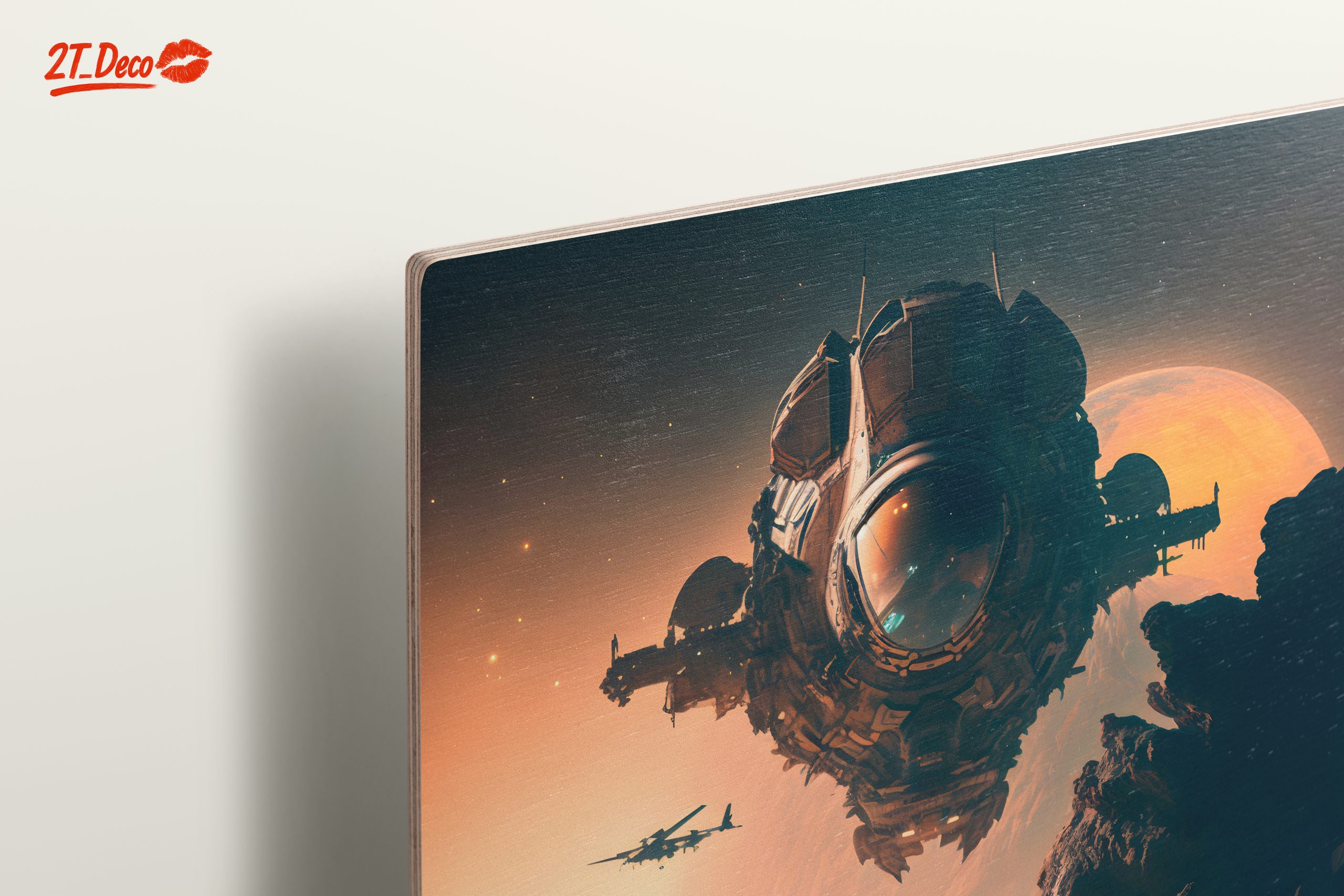 Dynamic Space Adventure Artwork Featuring Astronaut - Image 15
