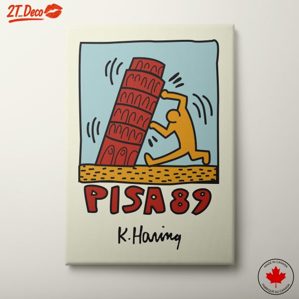 K. Haring Pisa 89 Inspired Art