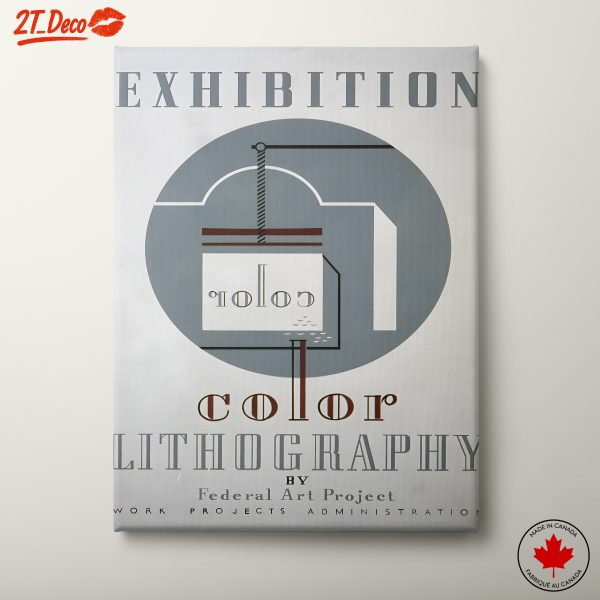 Exhibition Color Lithography Poster