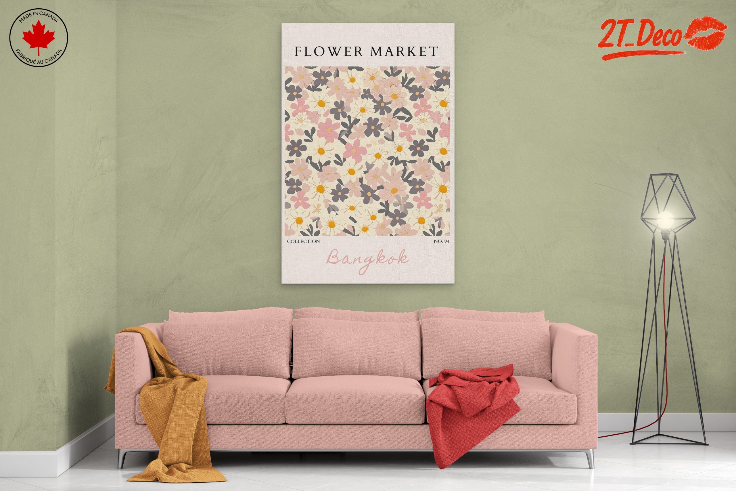 Flower Market Art Inspired by Bangkok - Image 2