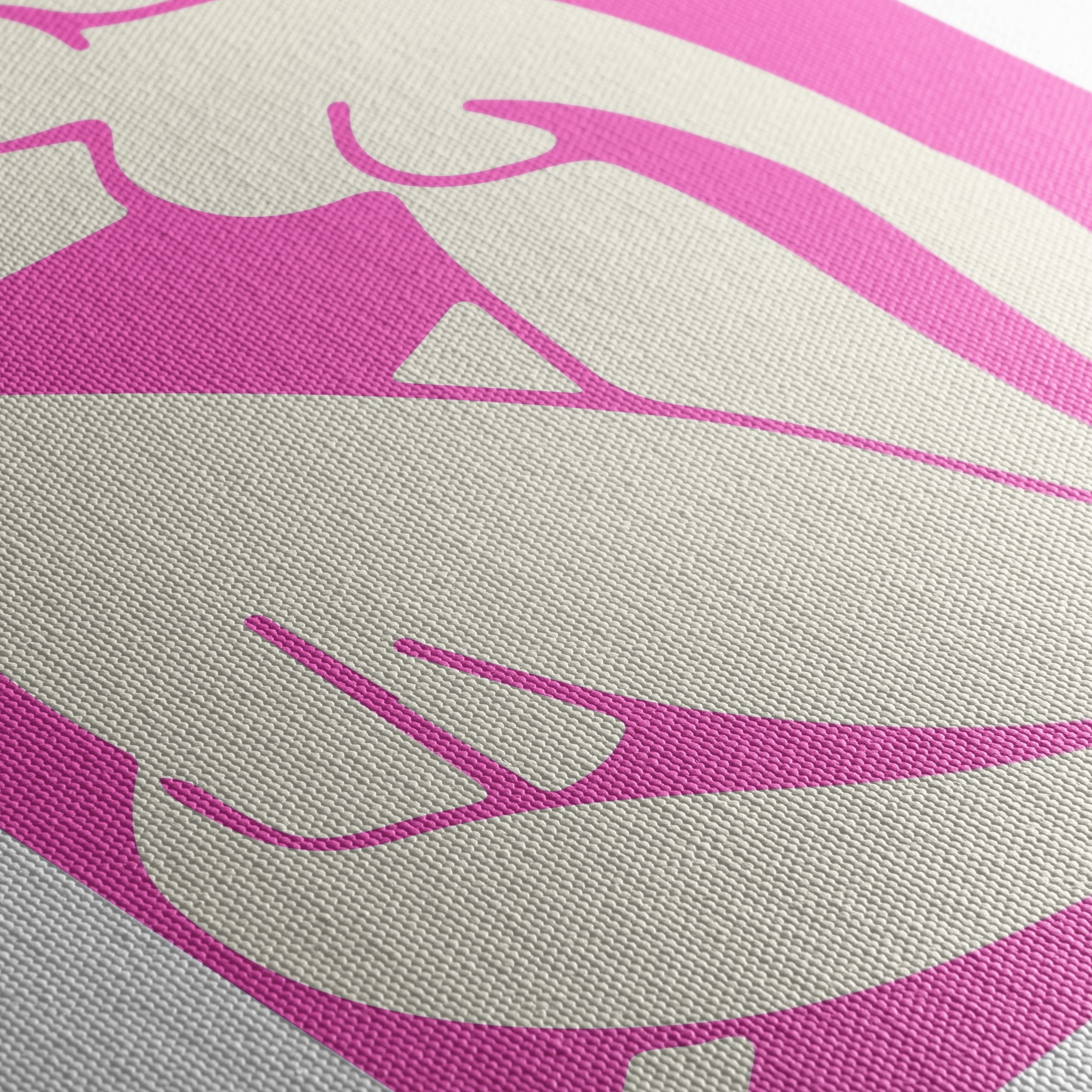 Matisse Inspired Abstract Art on Pink Background - Image 5