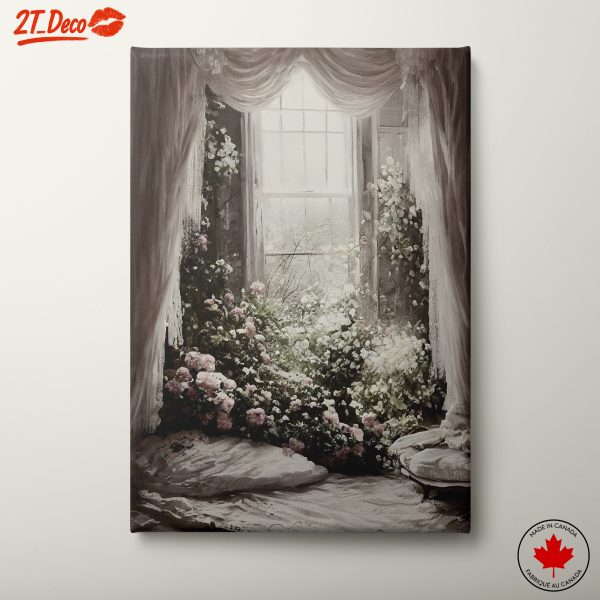 Serene Botanical Art in Natural Light