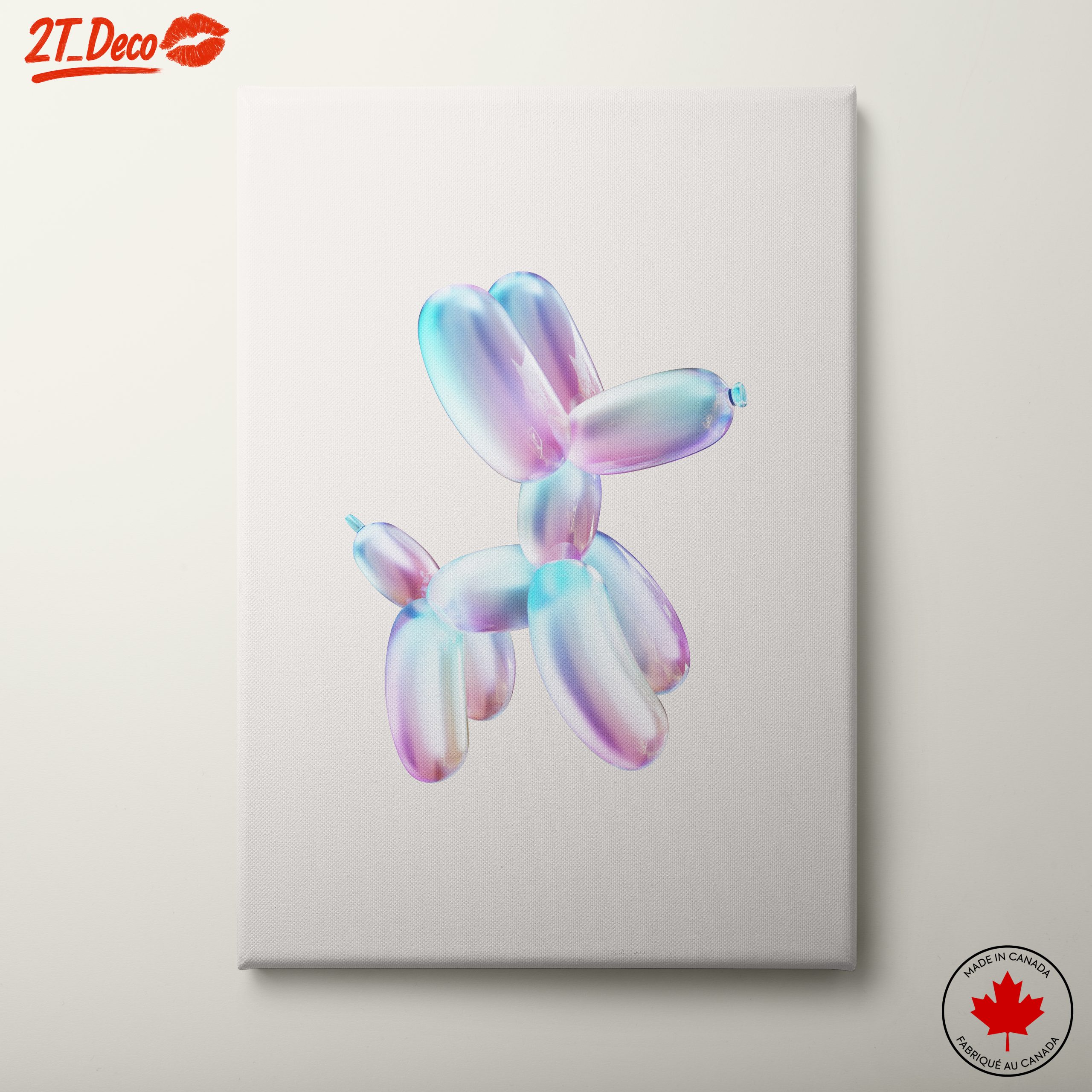 Colorful Balloon Dog Art 2