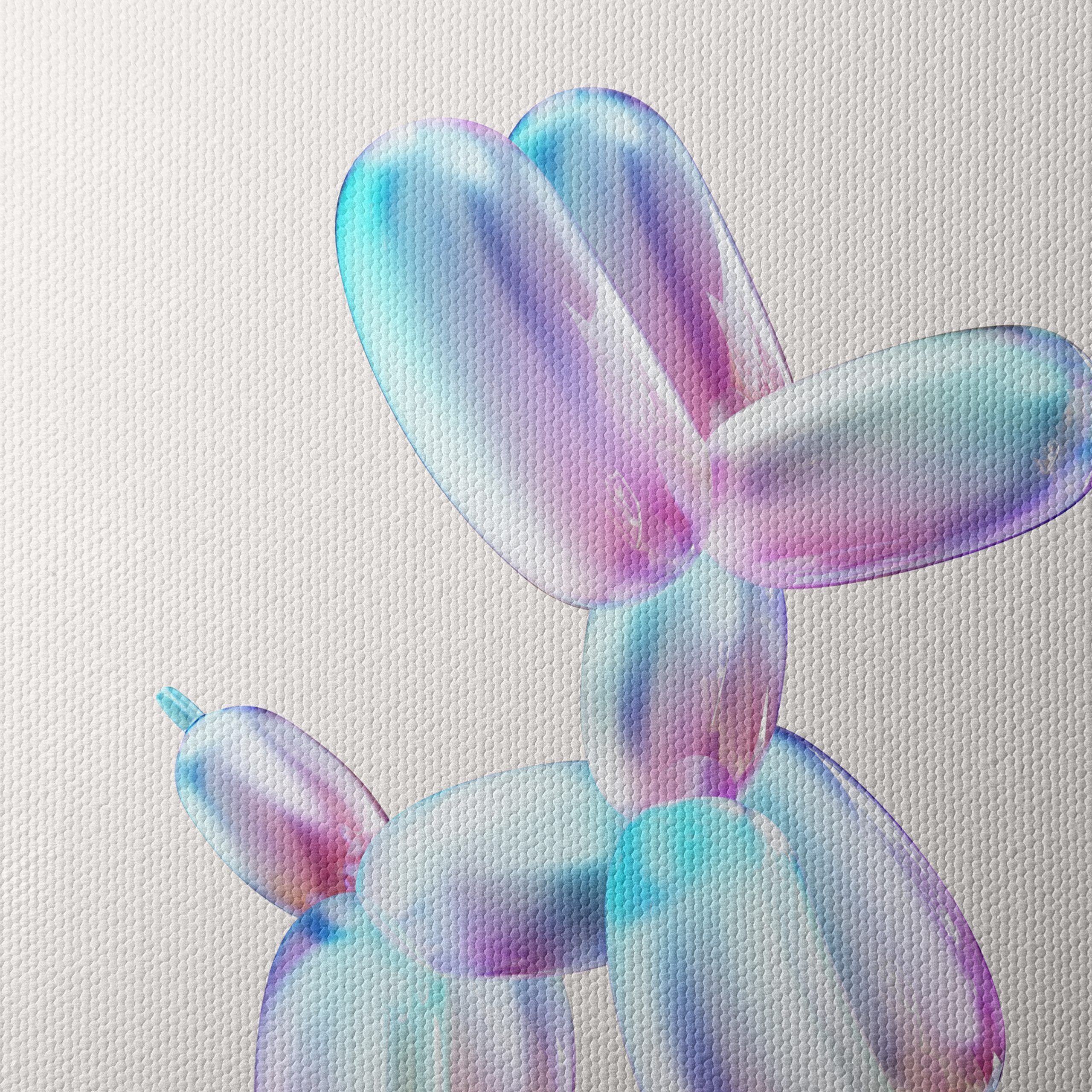 Colorful Balloon Dog Art 2 - Image 4