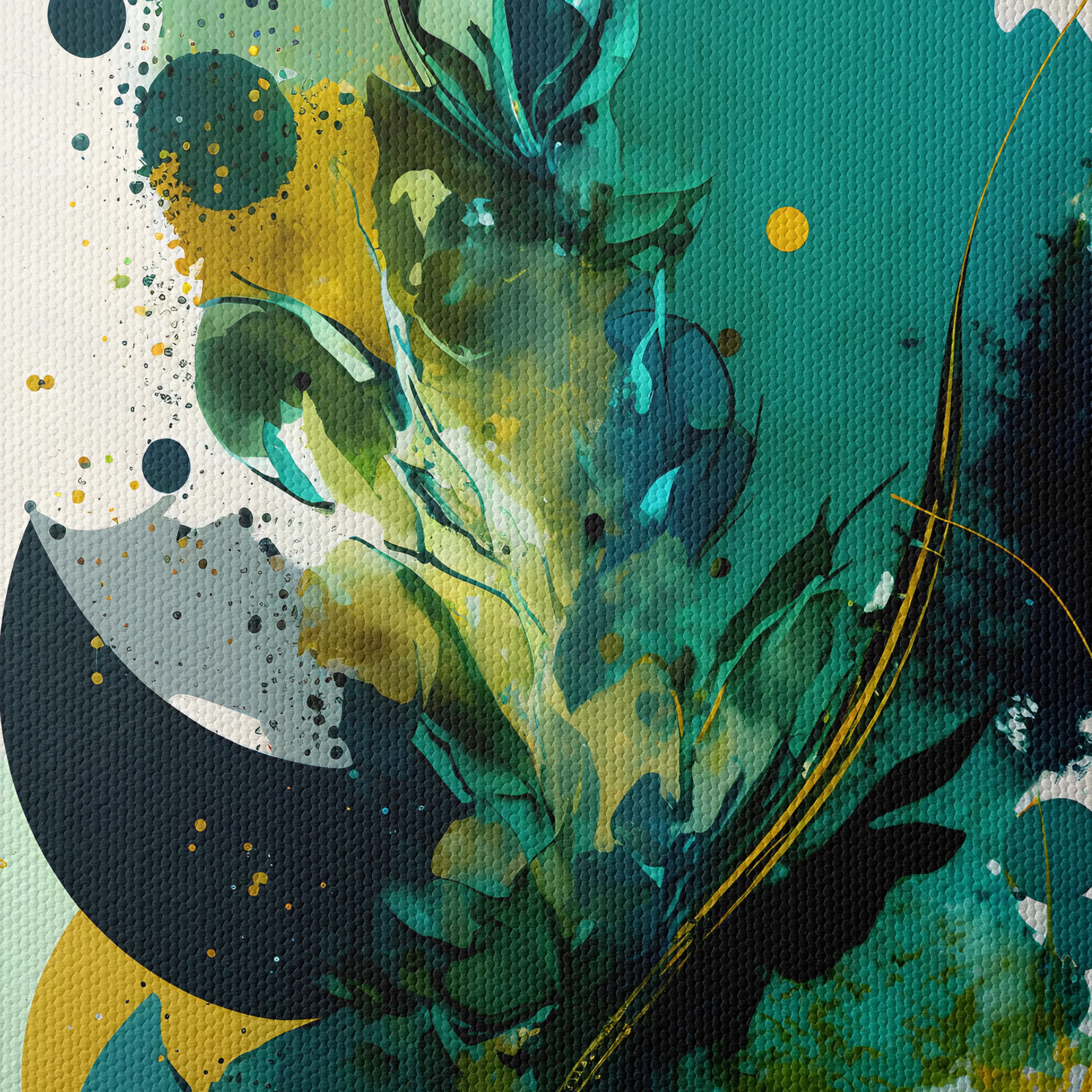 Vibrant Abstract Floral Composition - Image 4