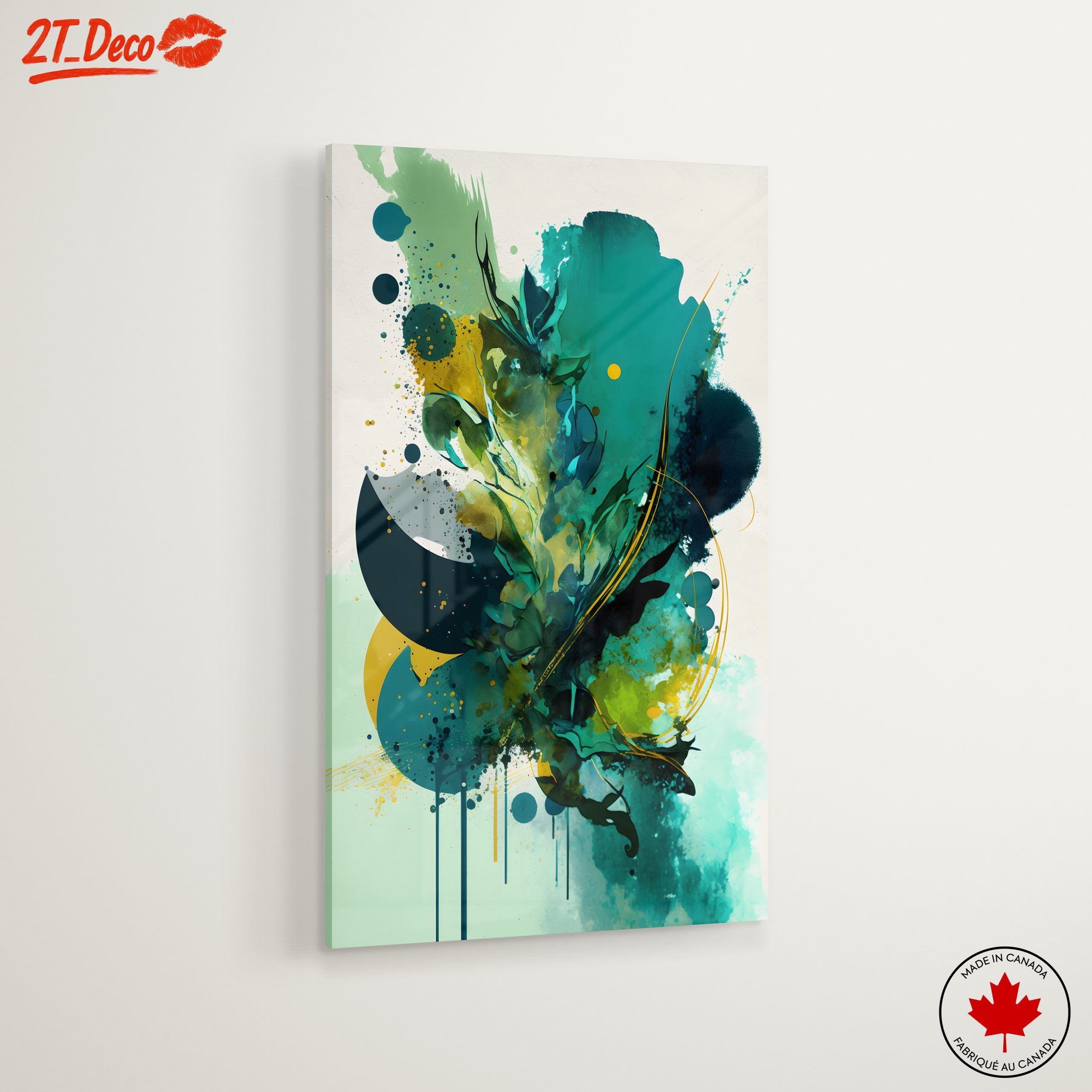 Vibrant Abstract Floral Composition - Image 6