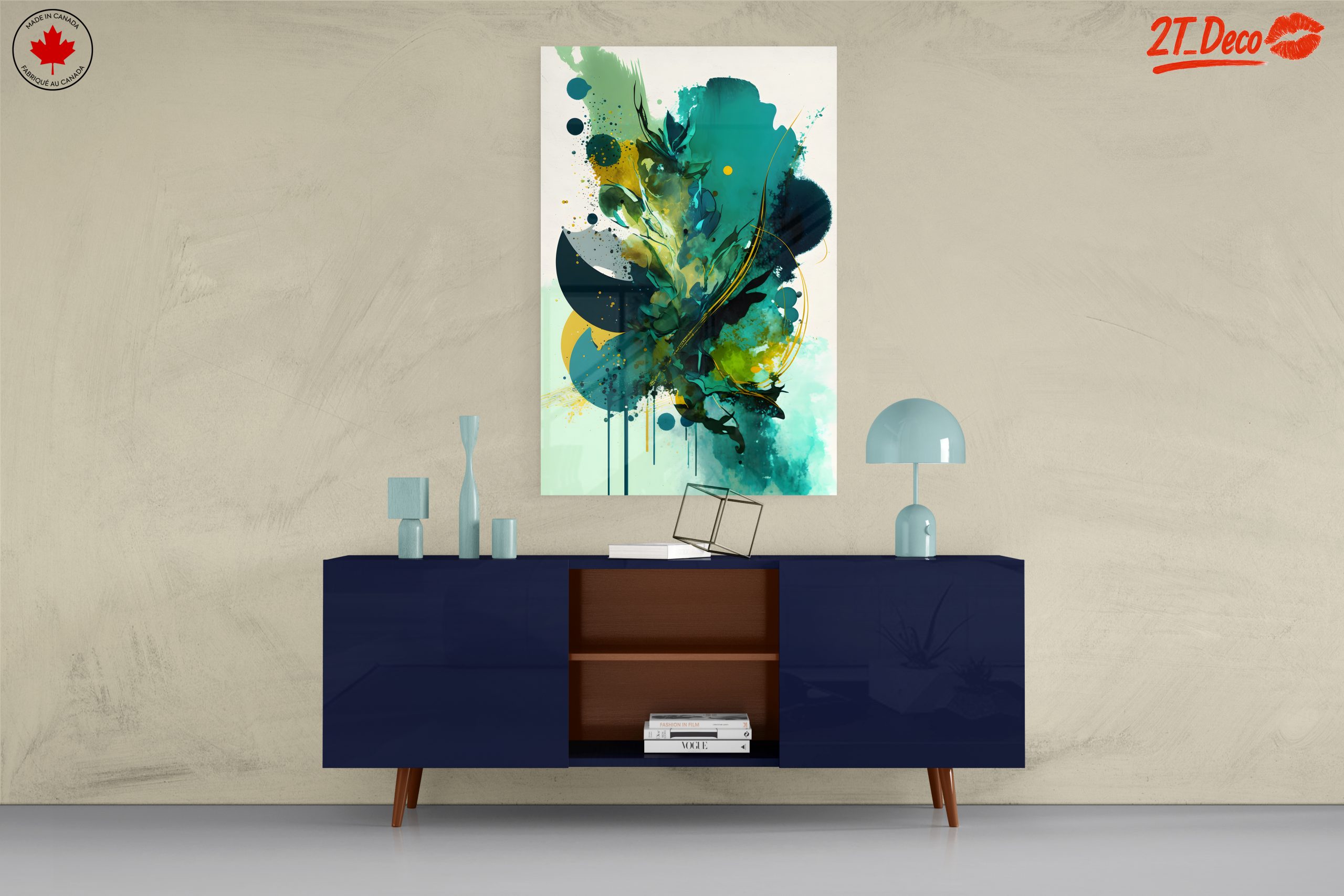 Vibrant Abstract Floral Composition - Image 8