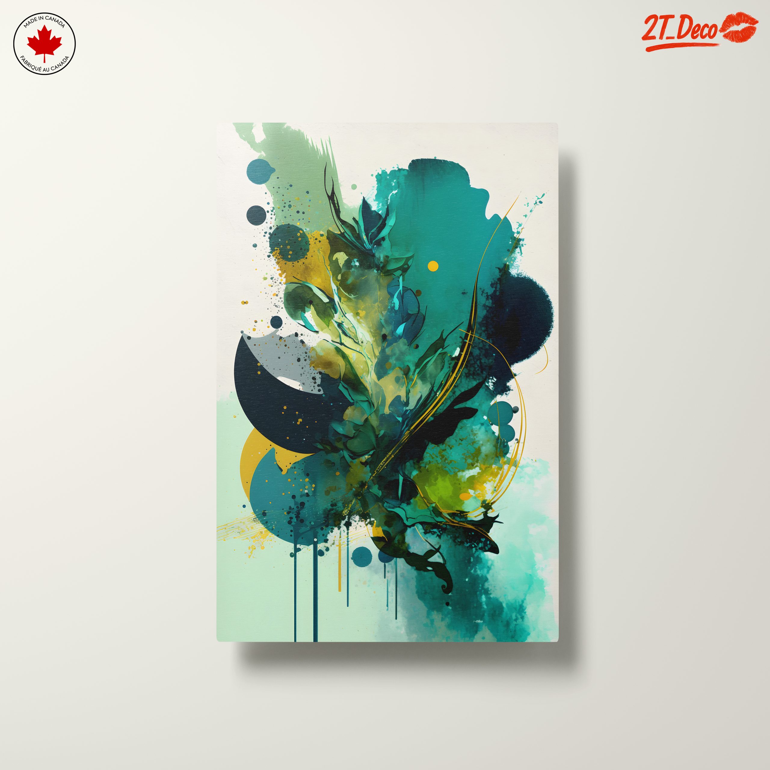 Vibrant Abstract Floral Composition - Image 10