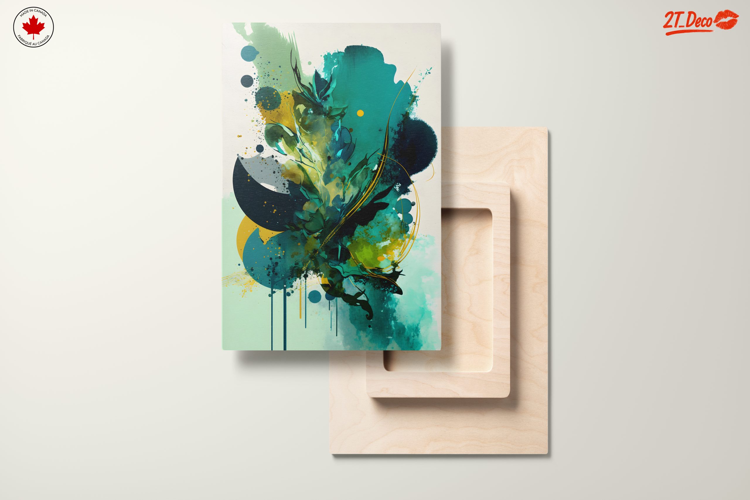 Vibrant Abstract Floral Composition - Image 11
