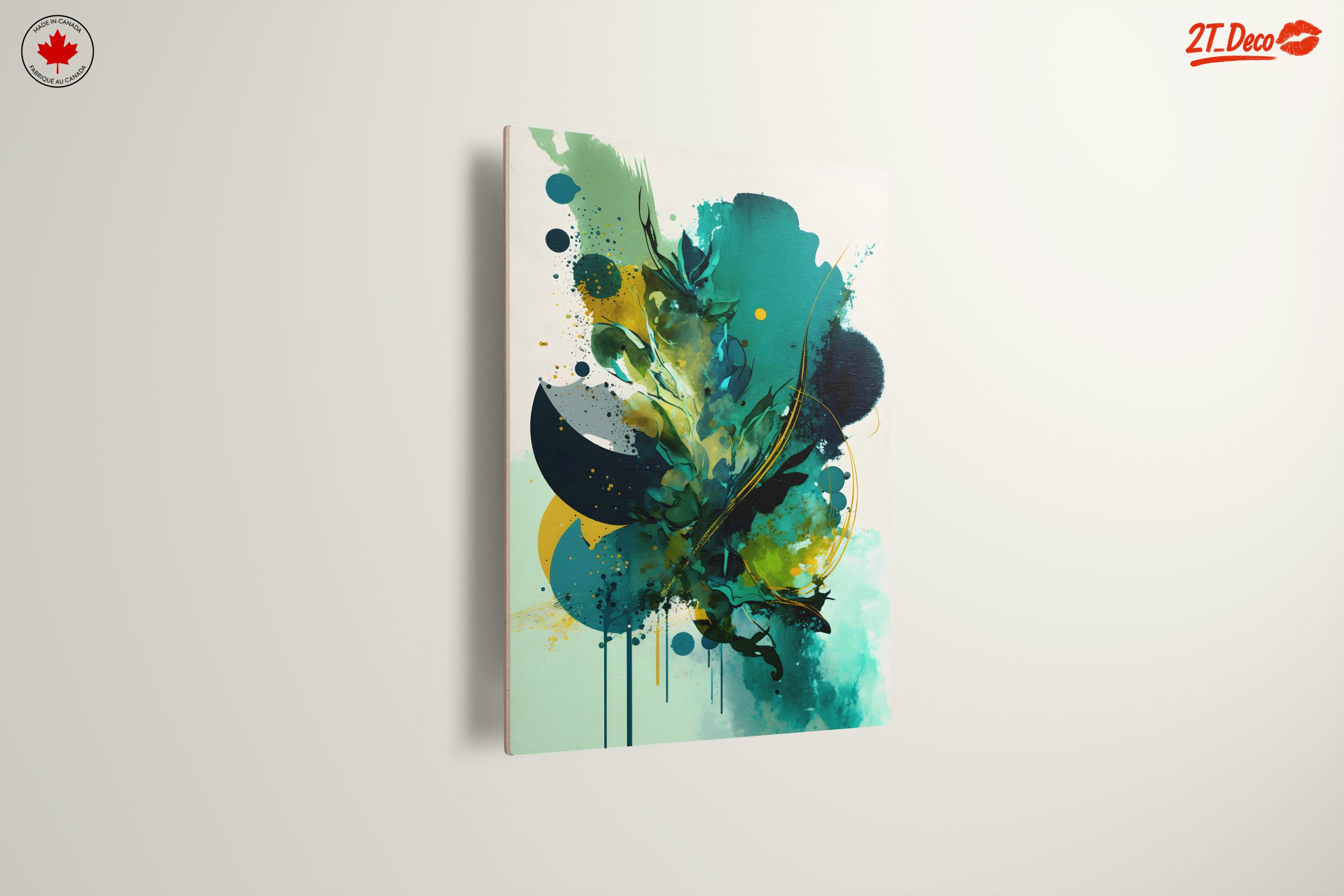 Vibrant Abstract Floral Composition - Image 13