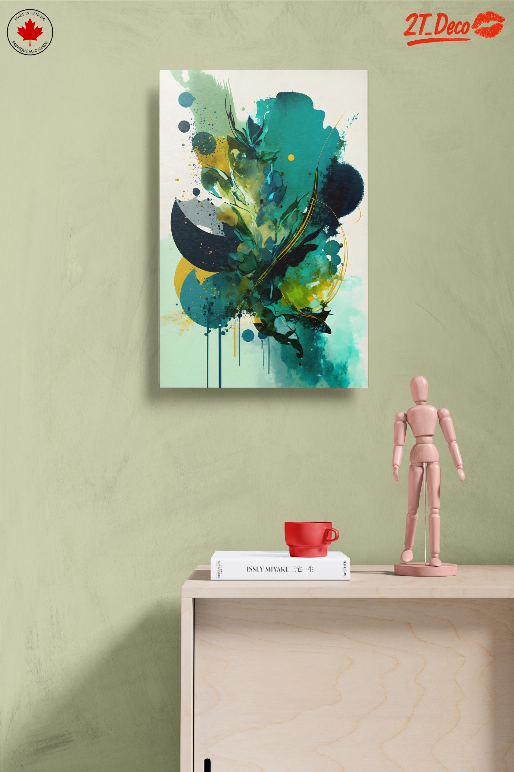 Vibrant Abstract Floral Composition - Image 14