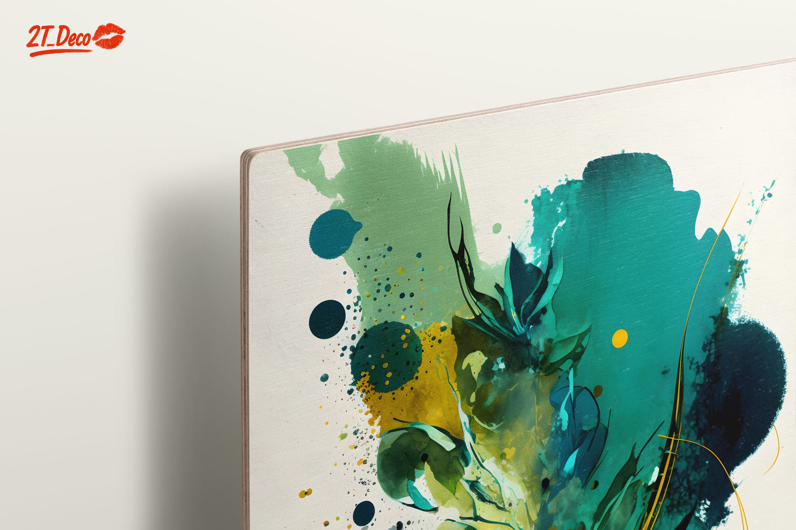 Vibrant Abstract Floral Composition - Image 15