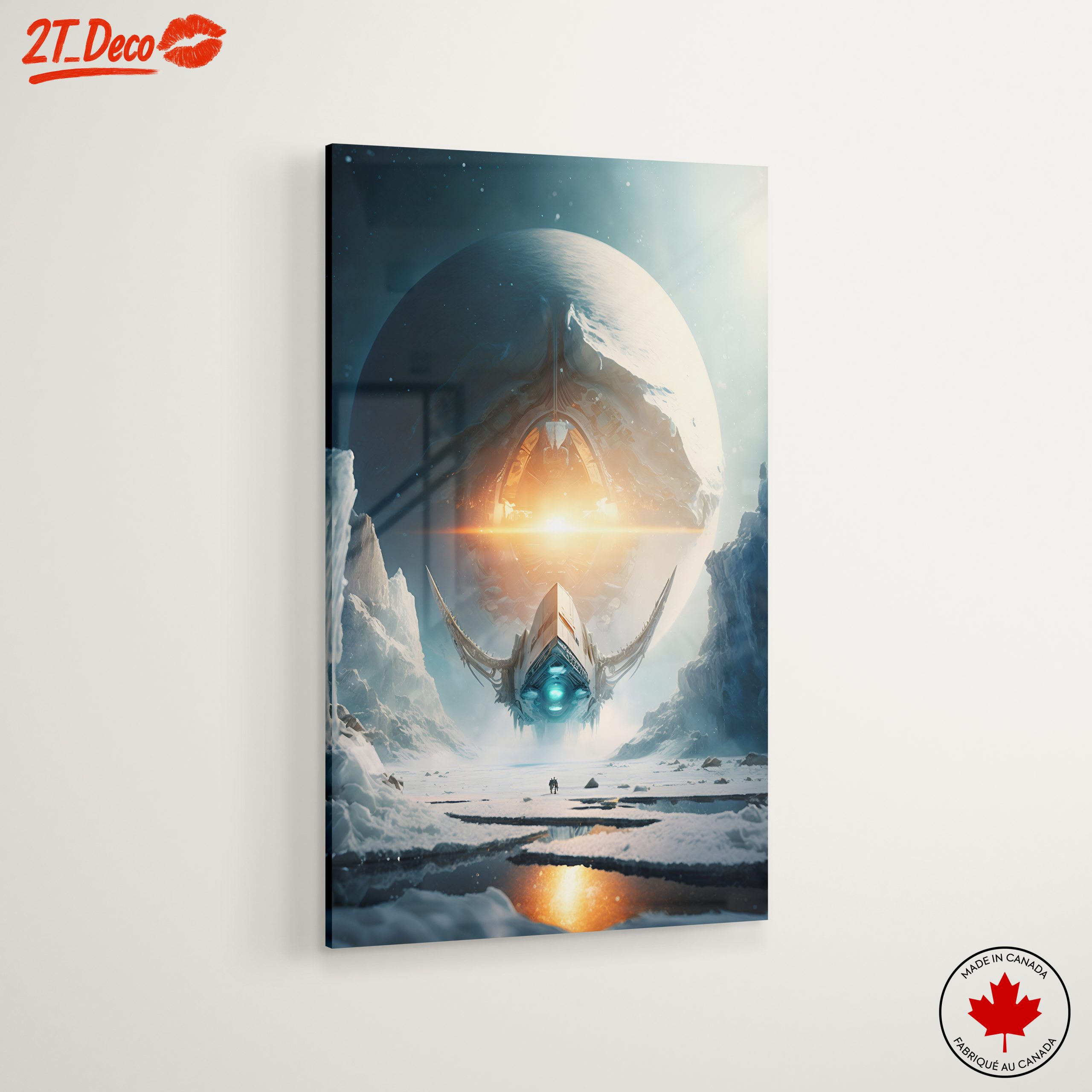 Futuristic Space Landscape with a Starship 2 - Image 6