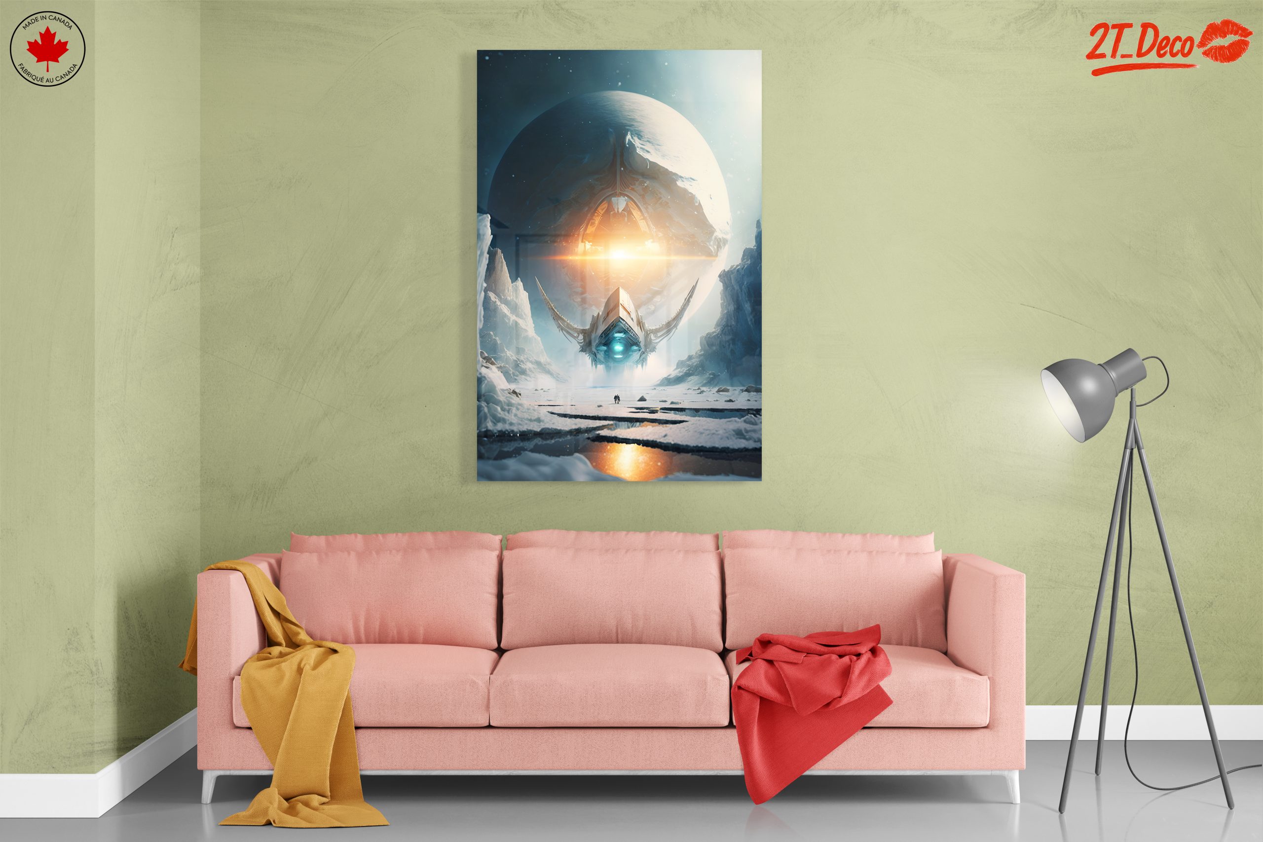 Futuristic Space Landscape with a Starship 2 - Image 7